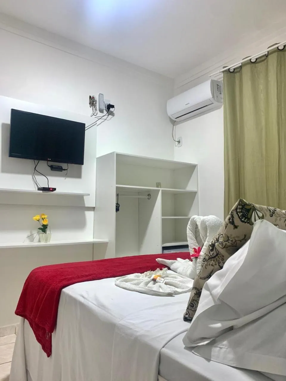 Bed in Pousada Verdes Mares