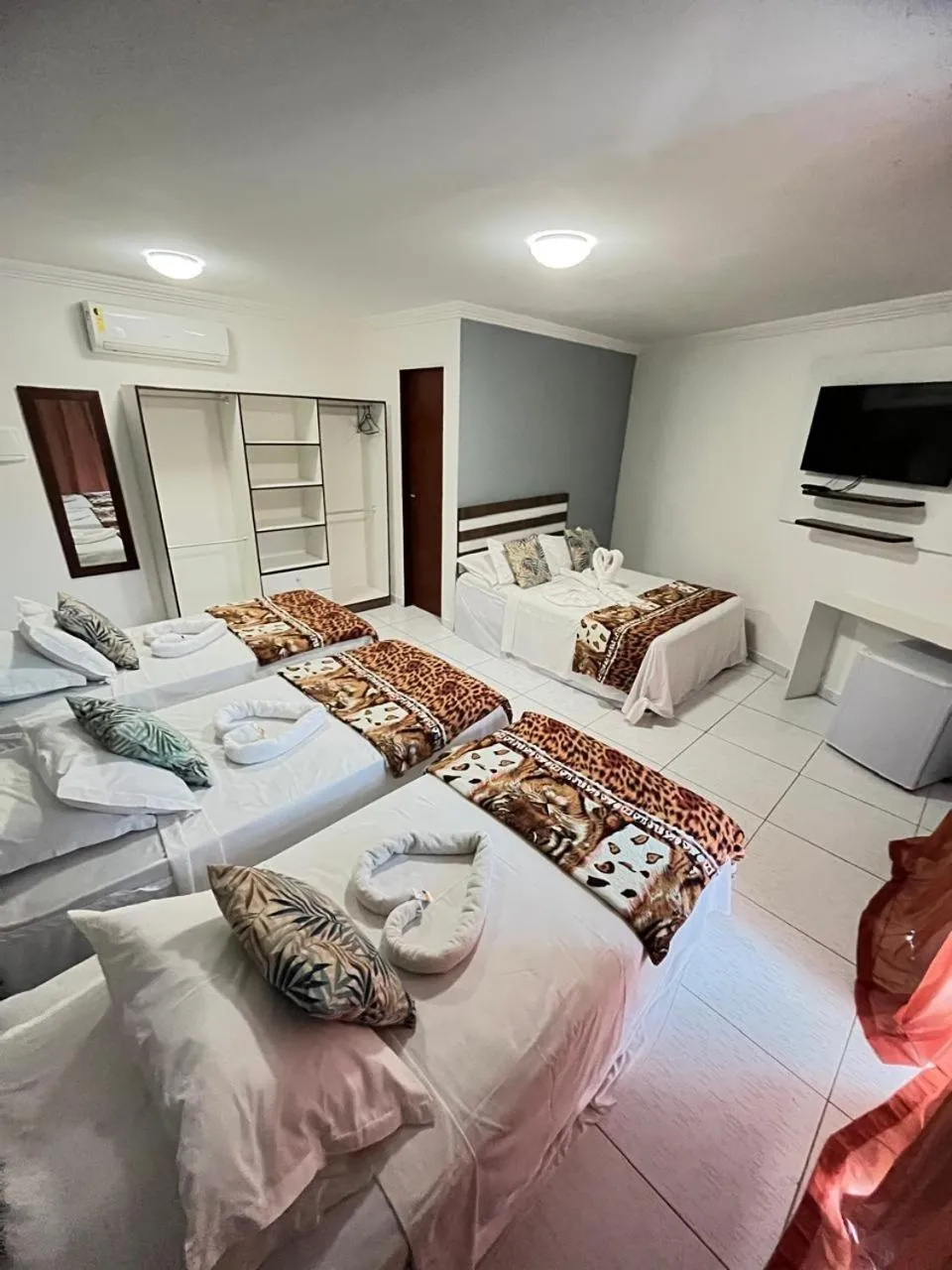 Bed in Pousada Verdes Mares