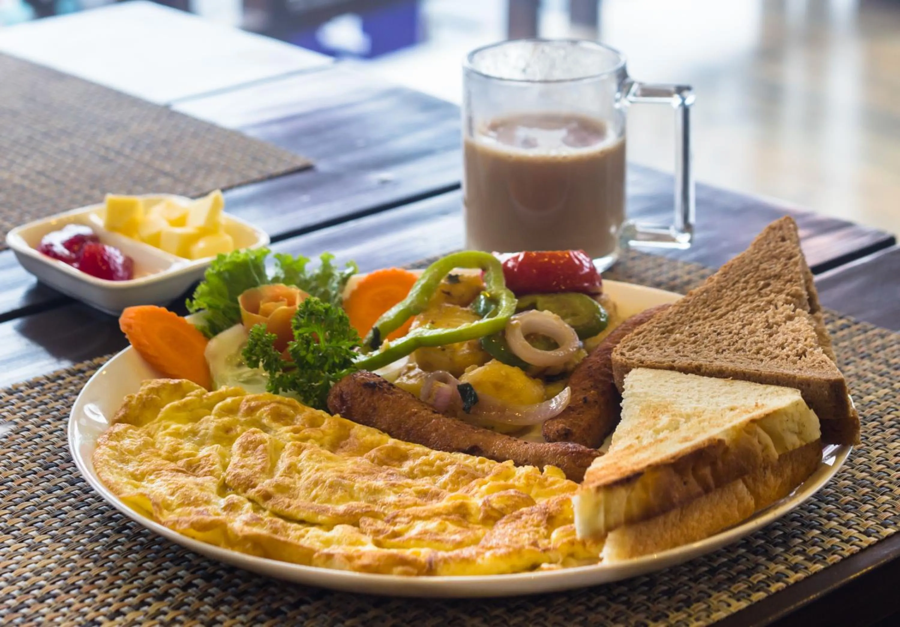 Continental breakfast in Hotel Beijing Lu