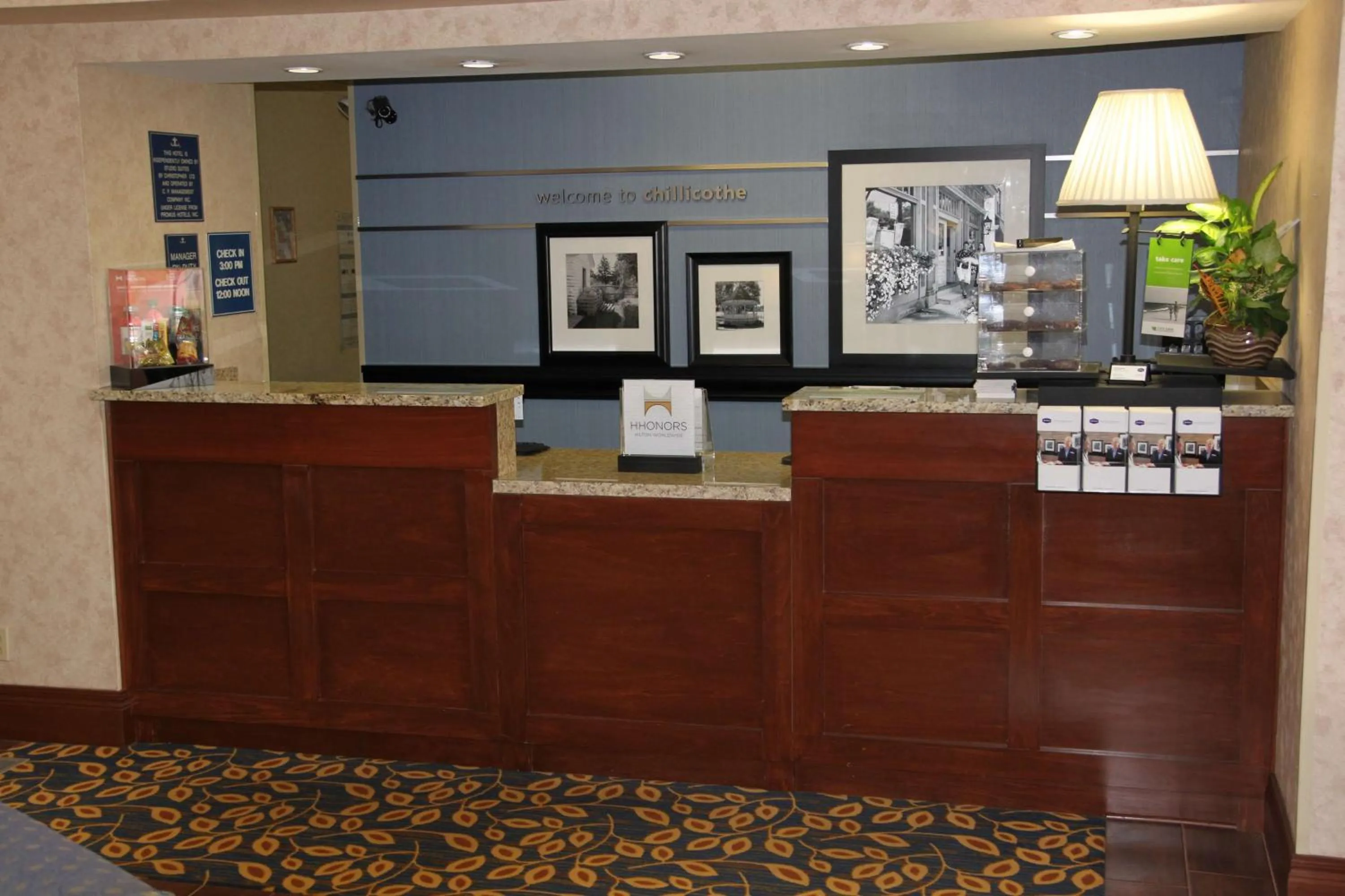 Lobby or reception in Hampton Inn & Suites Chillicothe