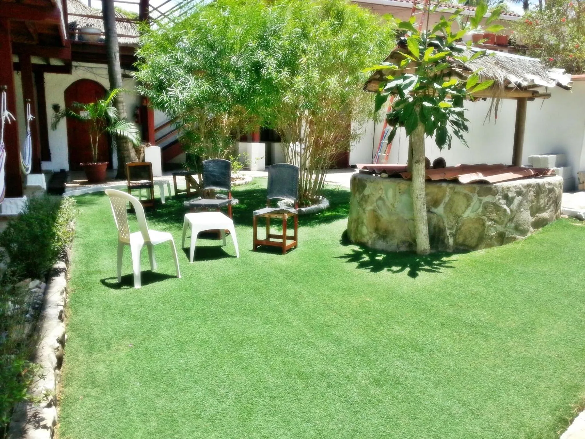 Patio in Hotel Gerald