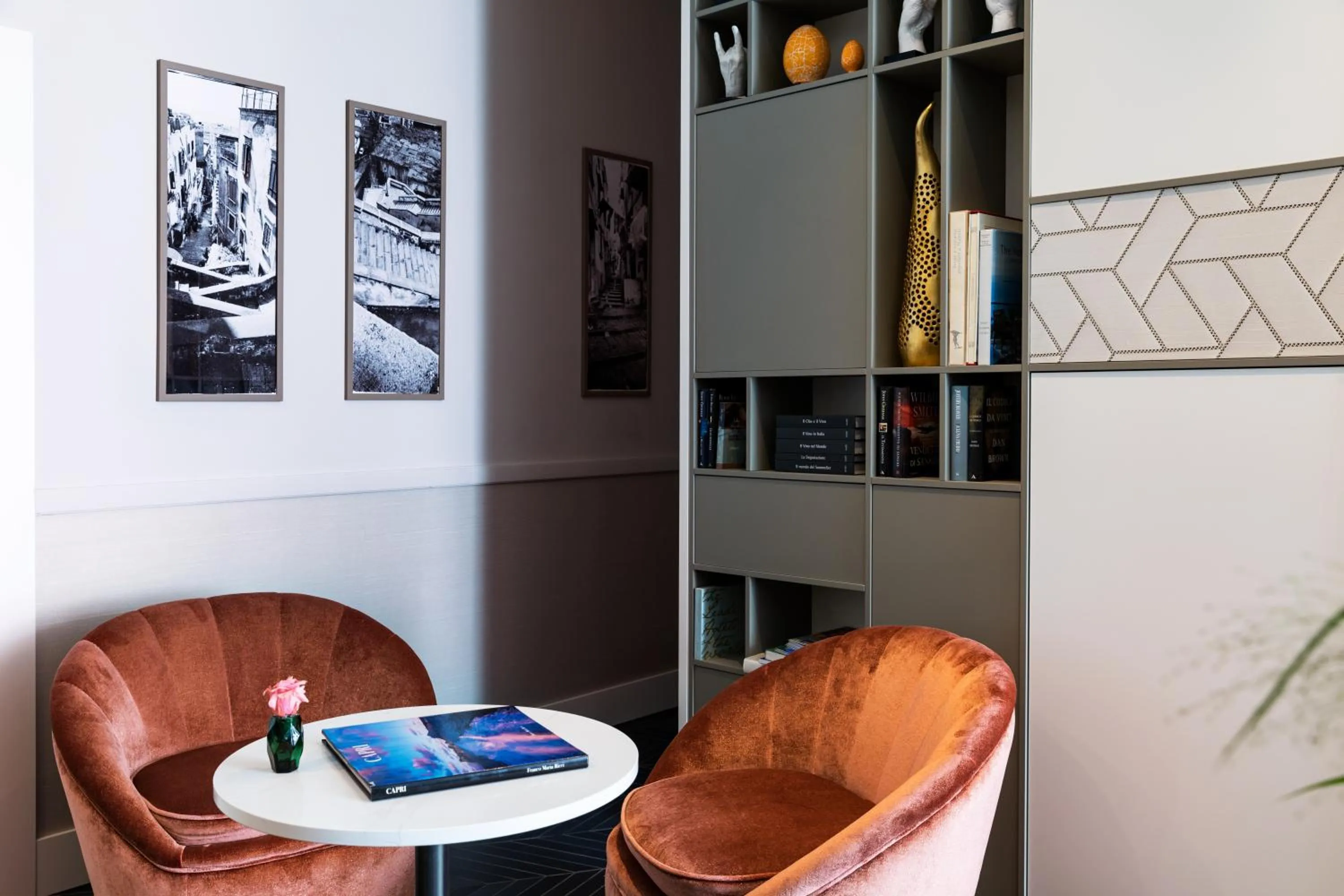 Living room in Amadomus Luxury Suites