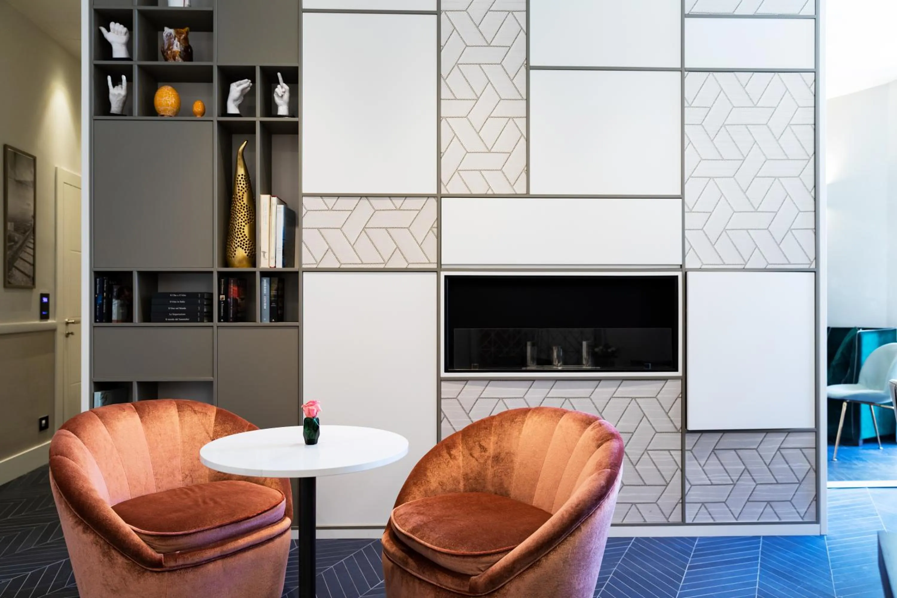 Living room in Amadomus Luxury Suites