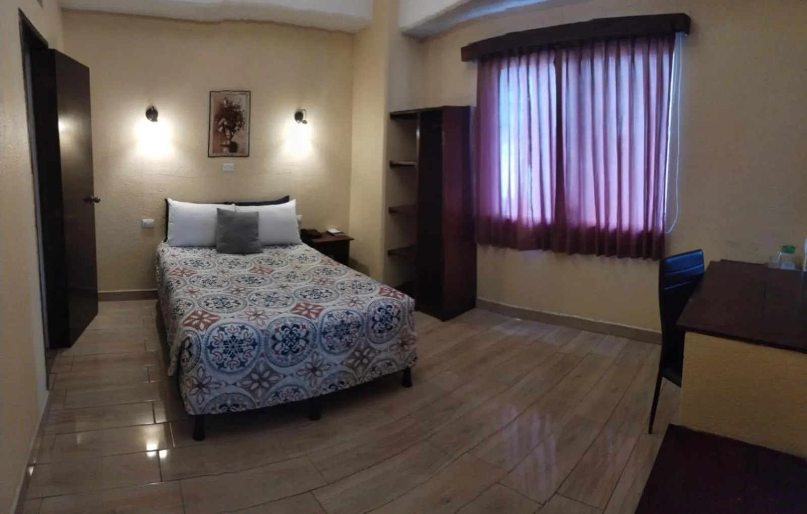 Bed in Hotel Sevilla