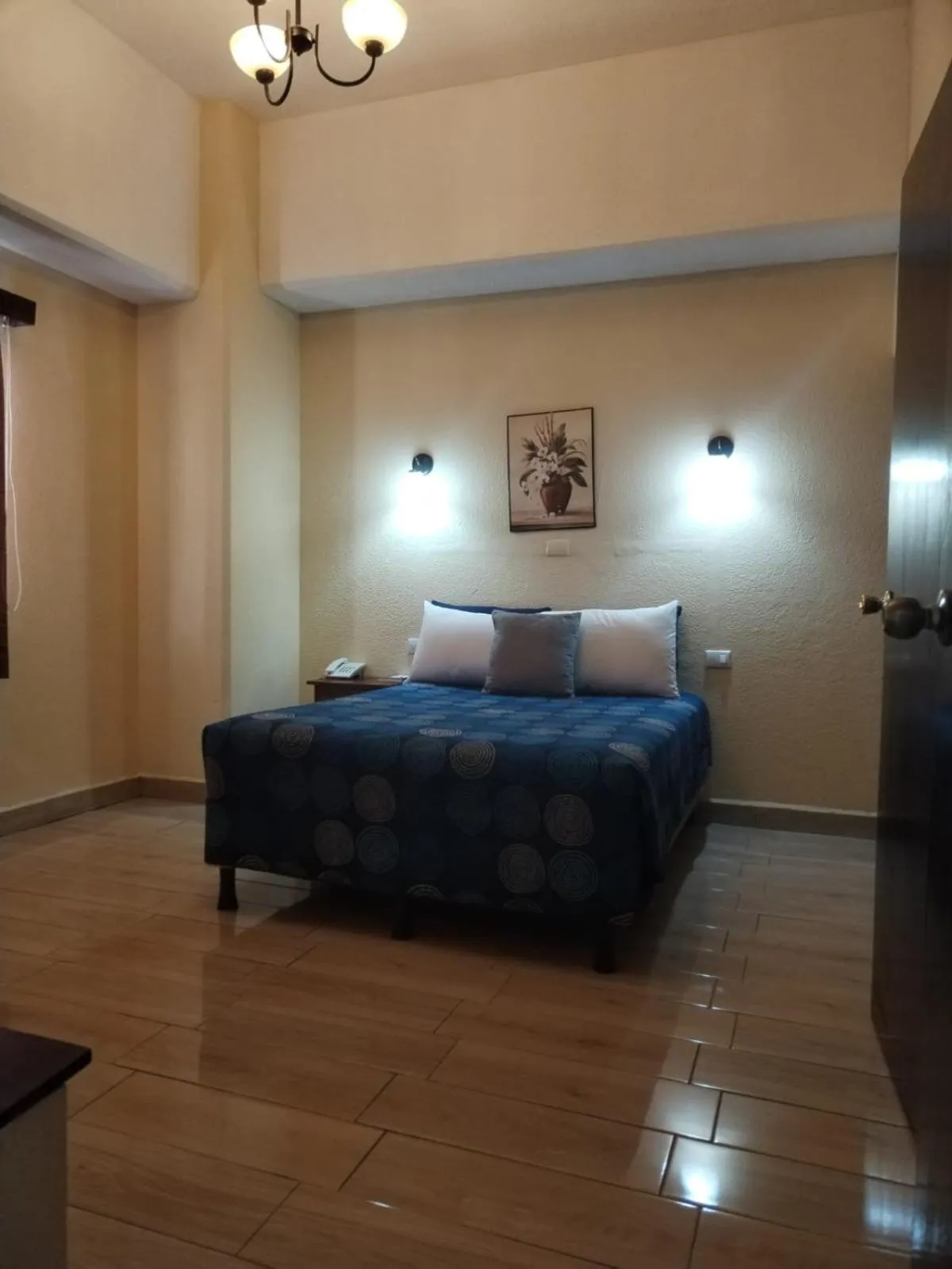 Bed in Hotel Sevilla