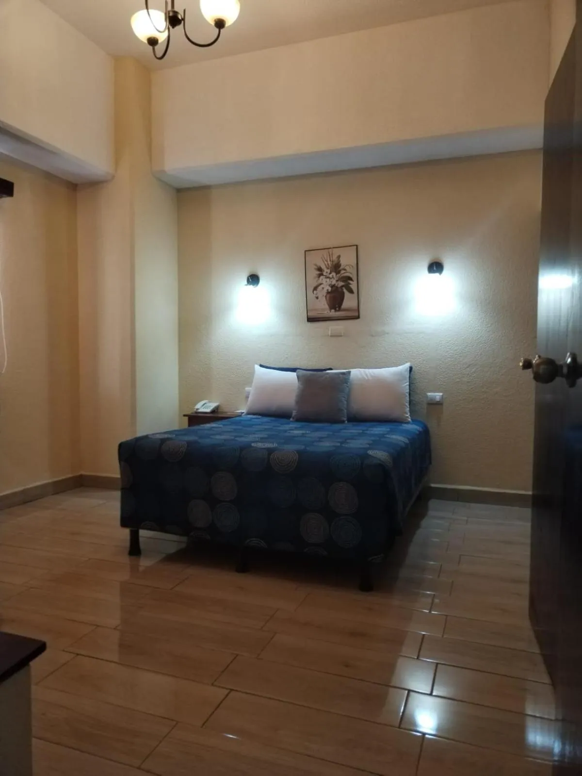 Bed in Hotel Sevilla