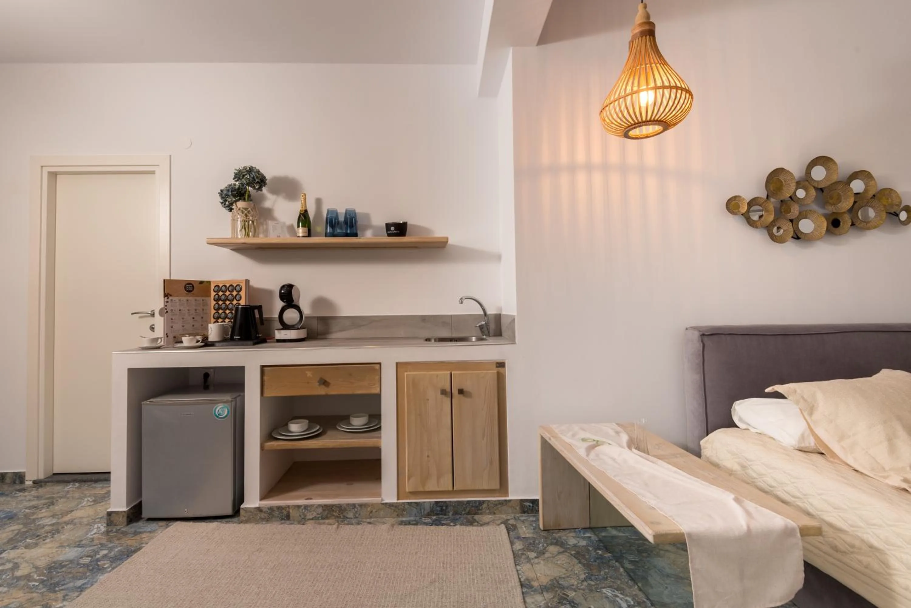 Bed in Hyperion Hotel