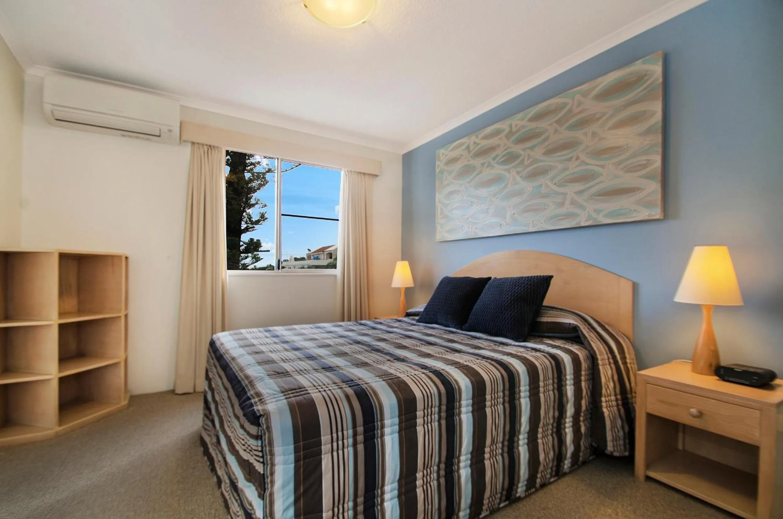 Bed in Beachcomber on the Spit