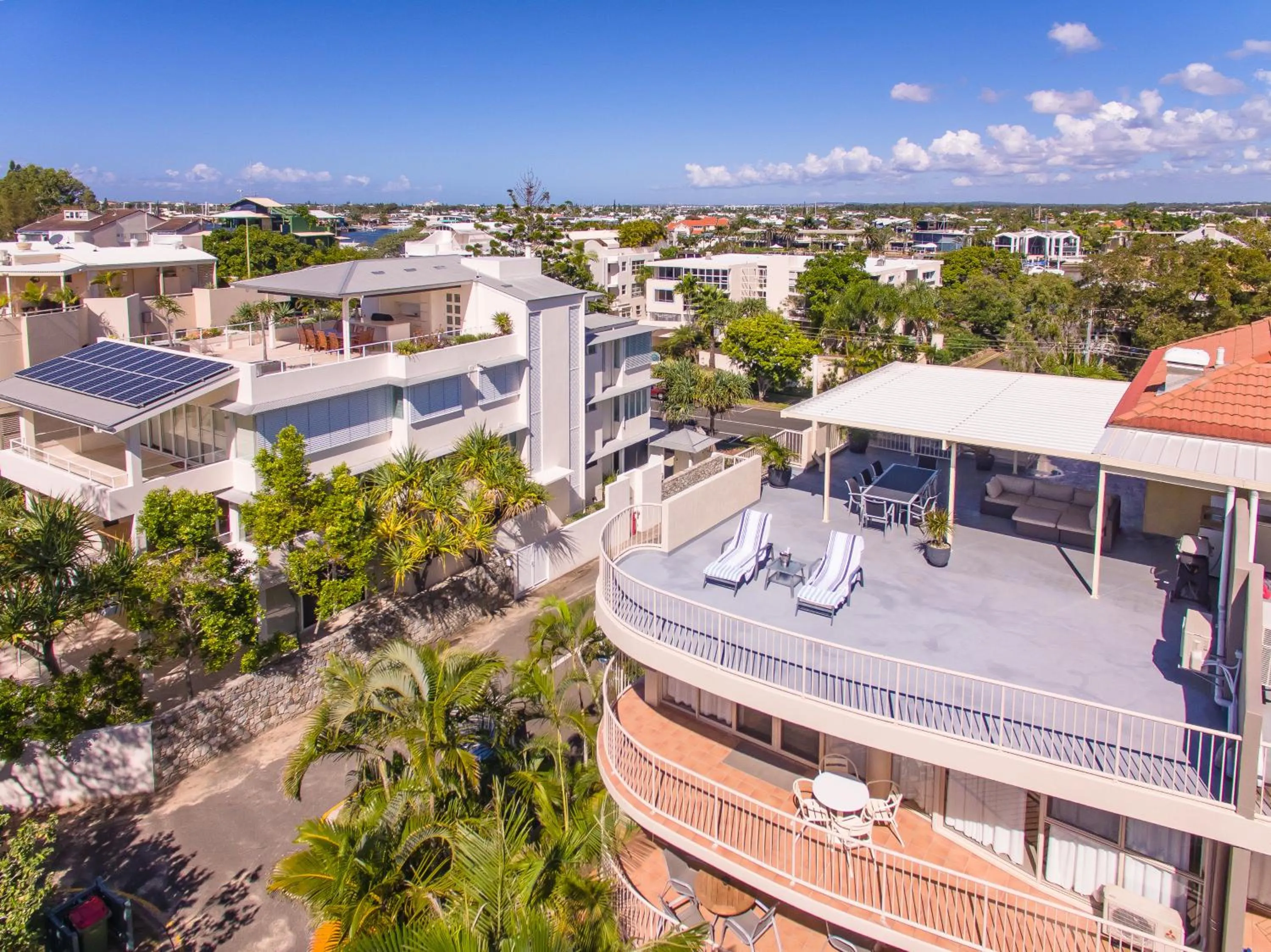 Patio in Beachcomber on the Spit