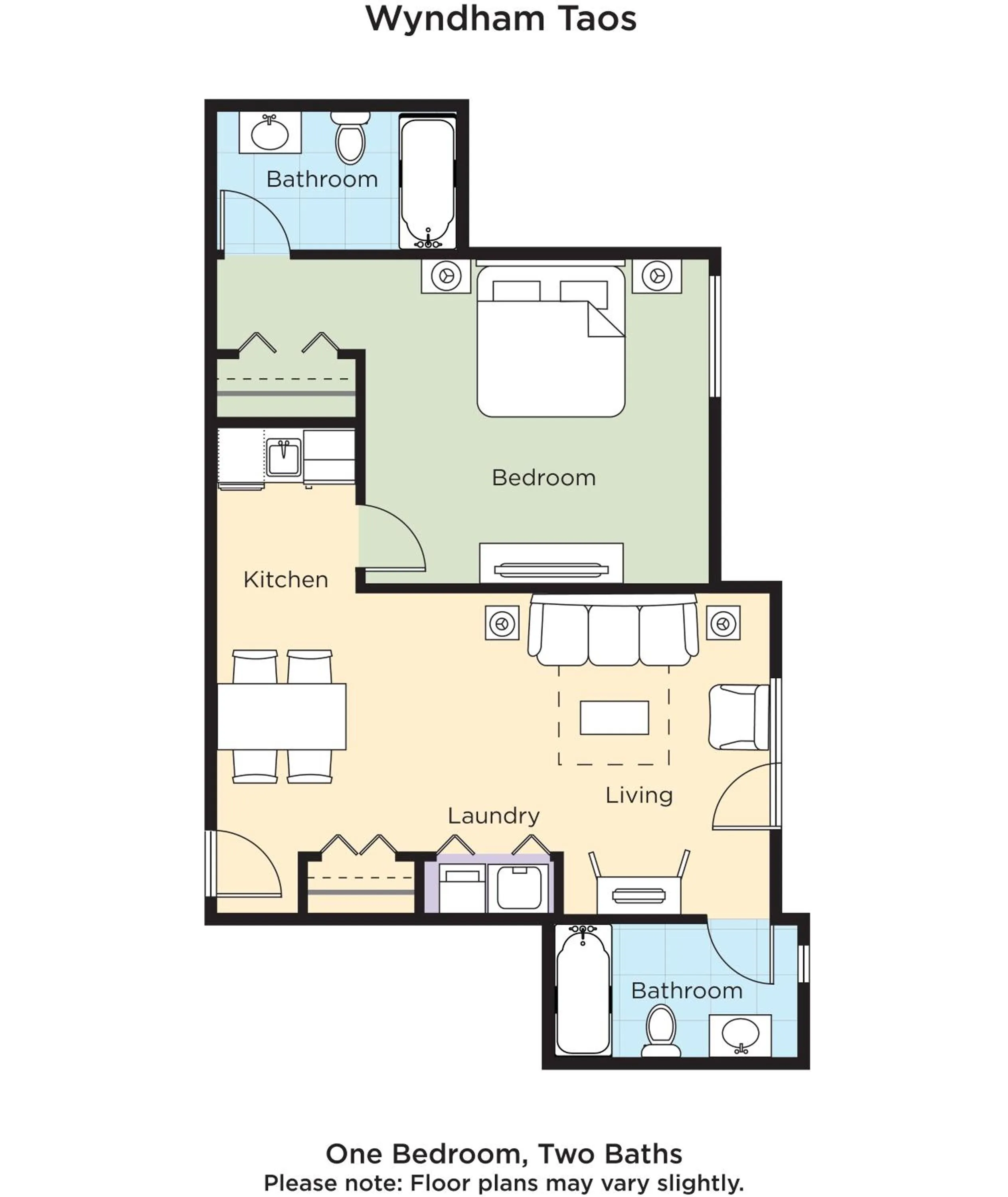 Floor plan in WorldMark Taos