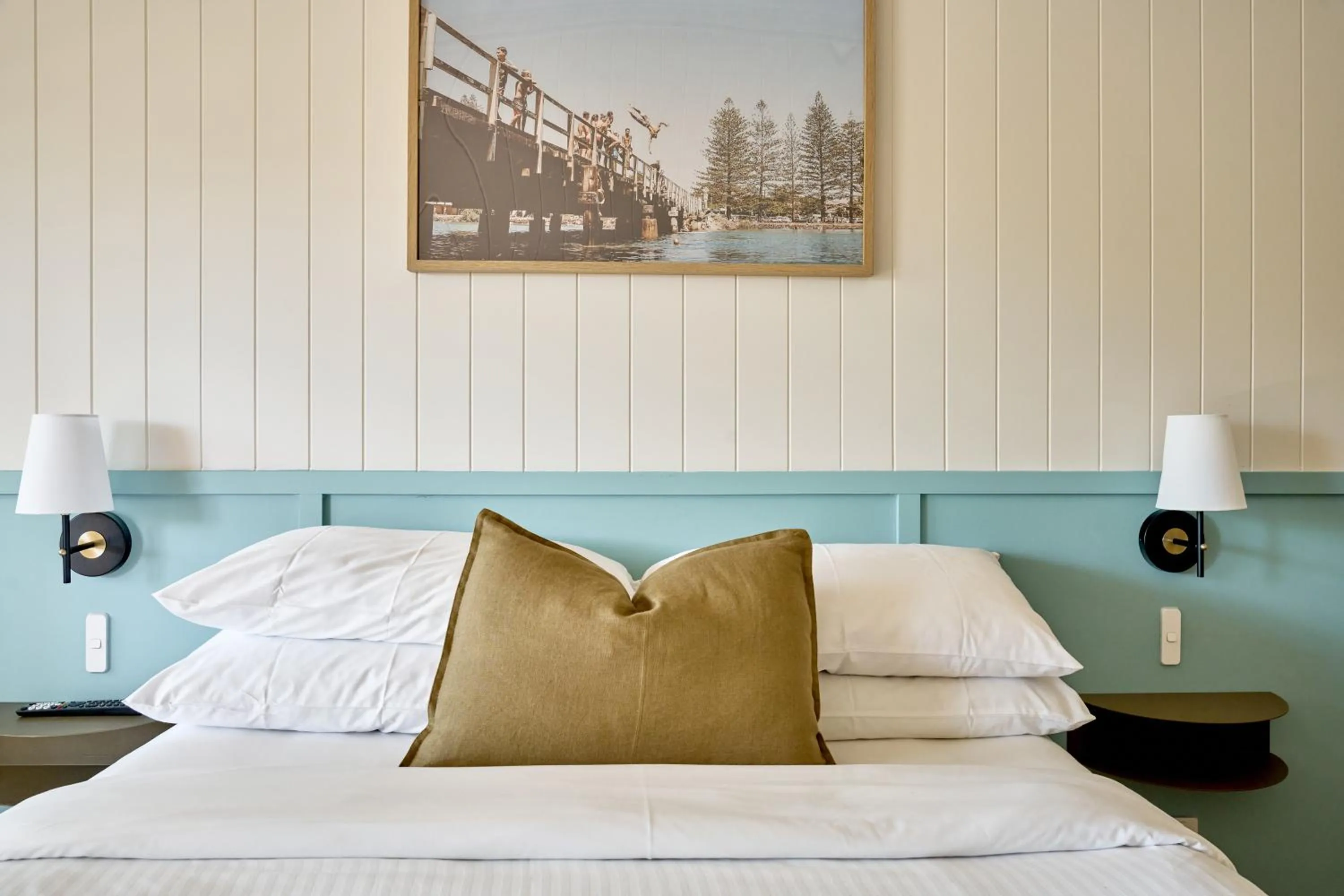 Bed in Chalet Motel Brunswick Heads