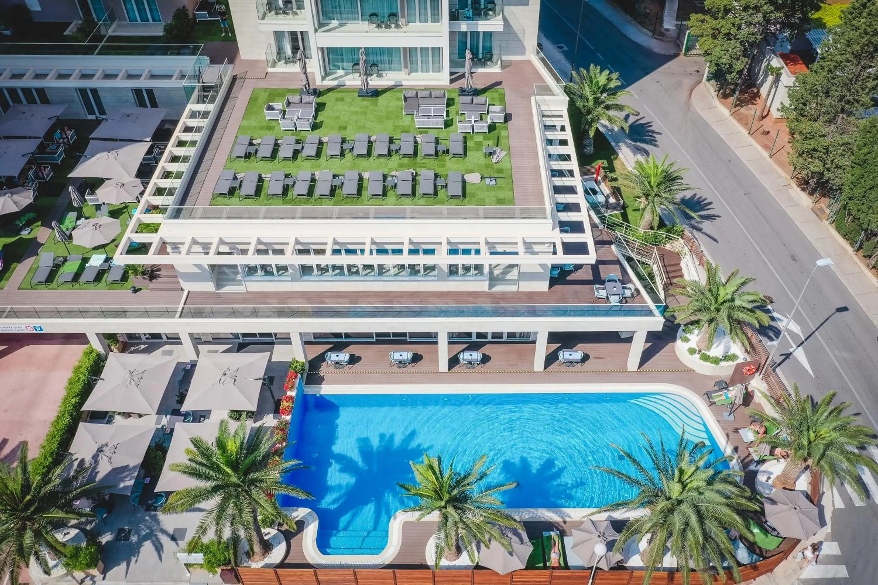 Bird's eye view in Hotel AMI Budva Petrovac