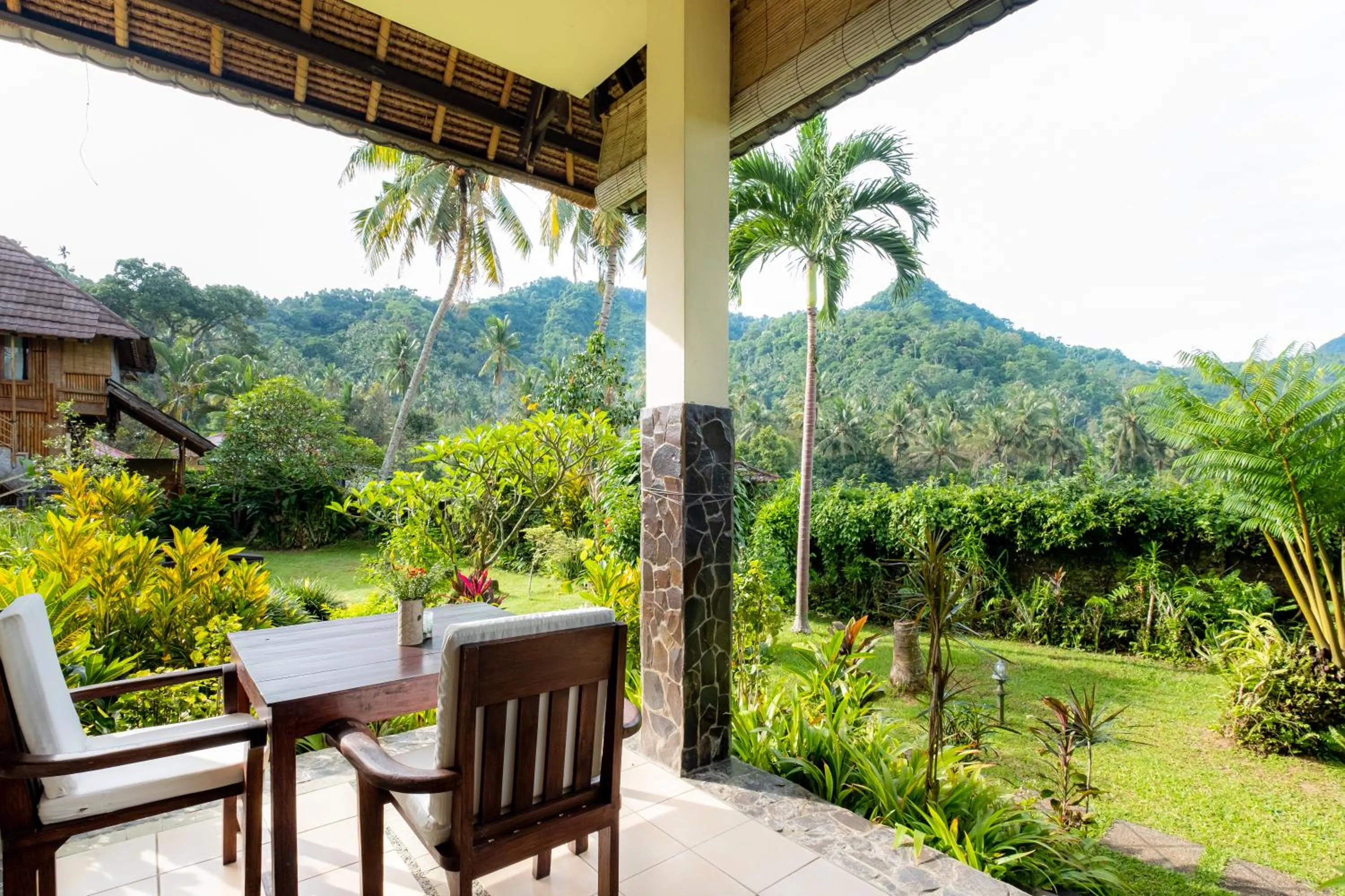 Natural landscape in Villa Manuk