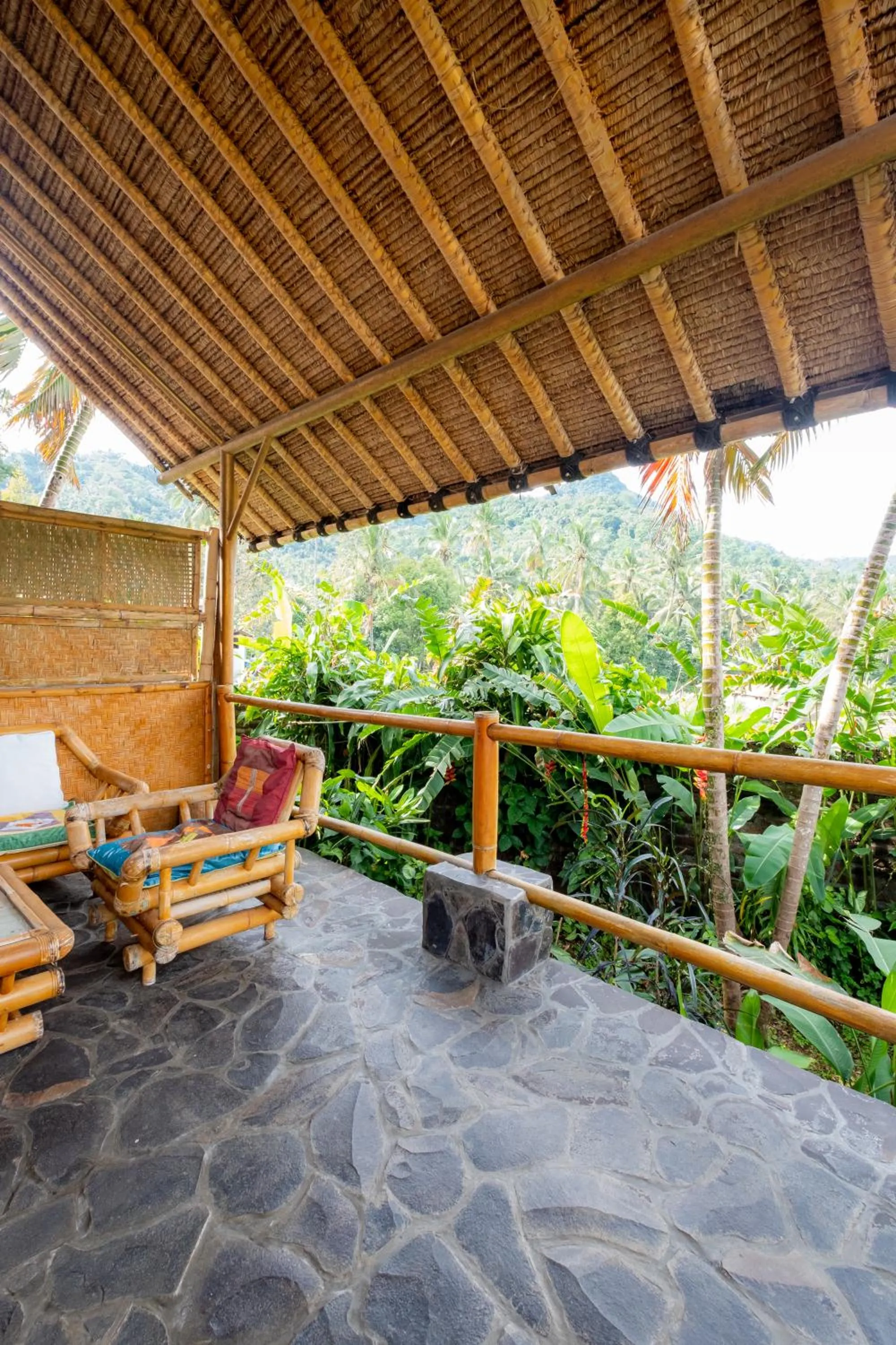 Mountain view in Villa Manuk