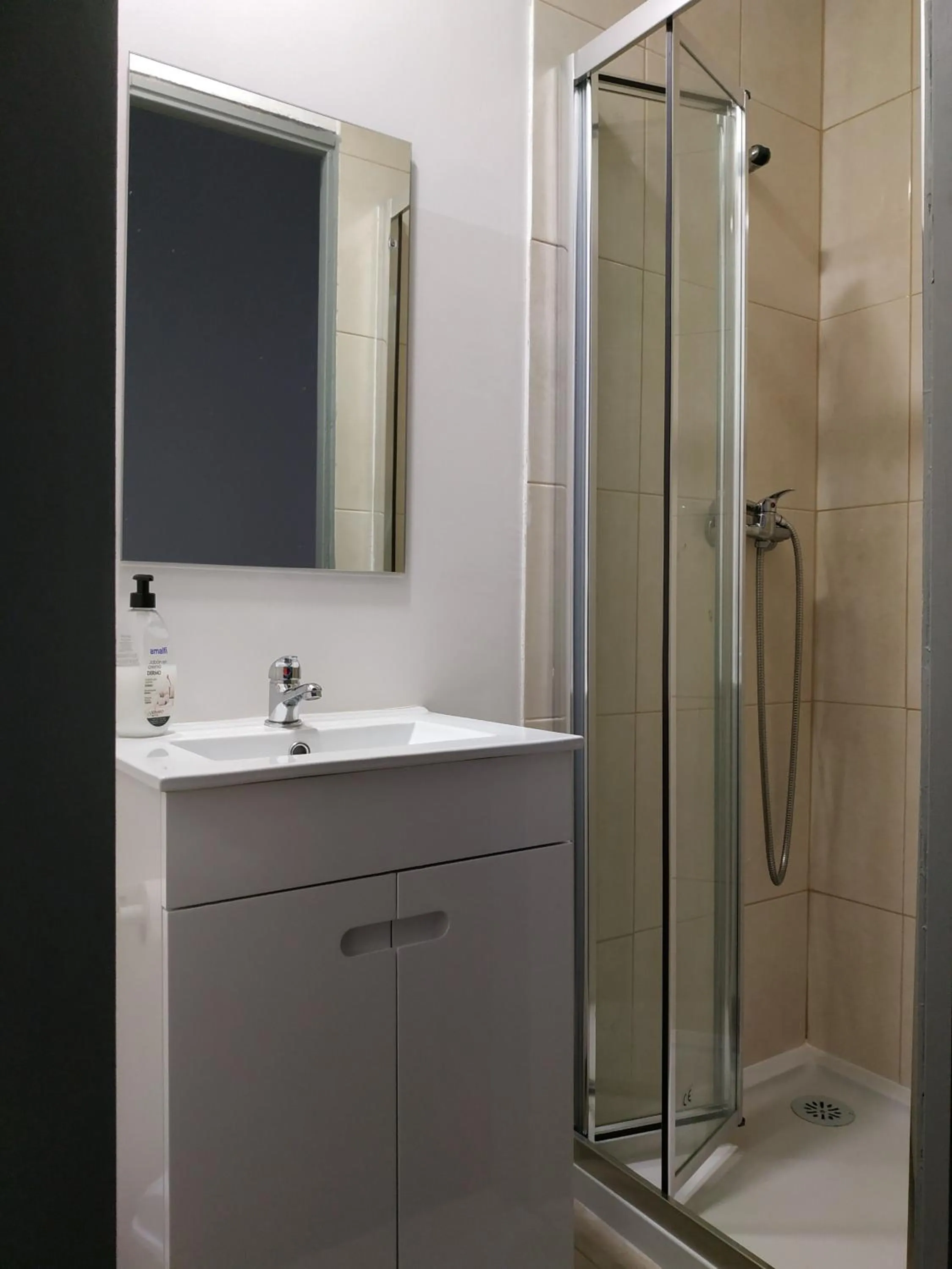 Shower in Gabriel Guesthouse