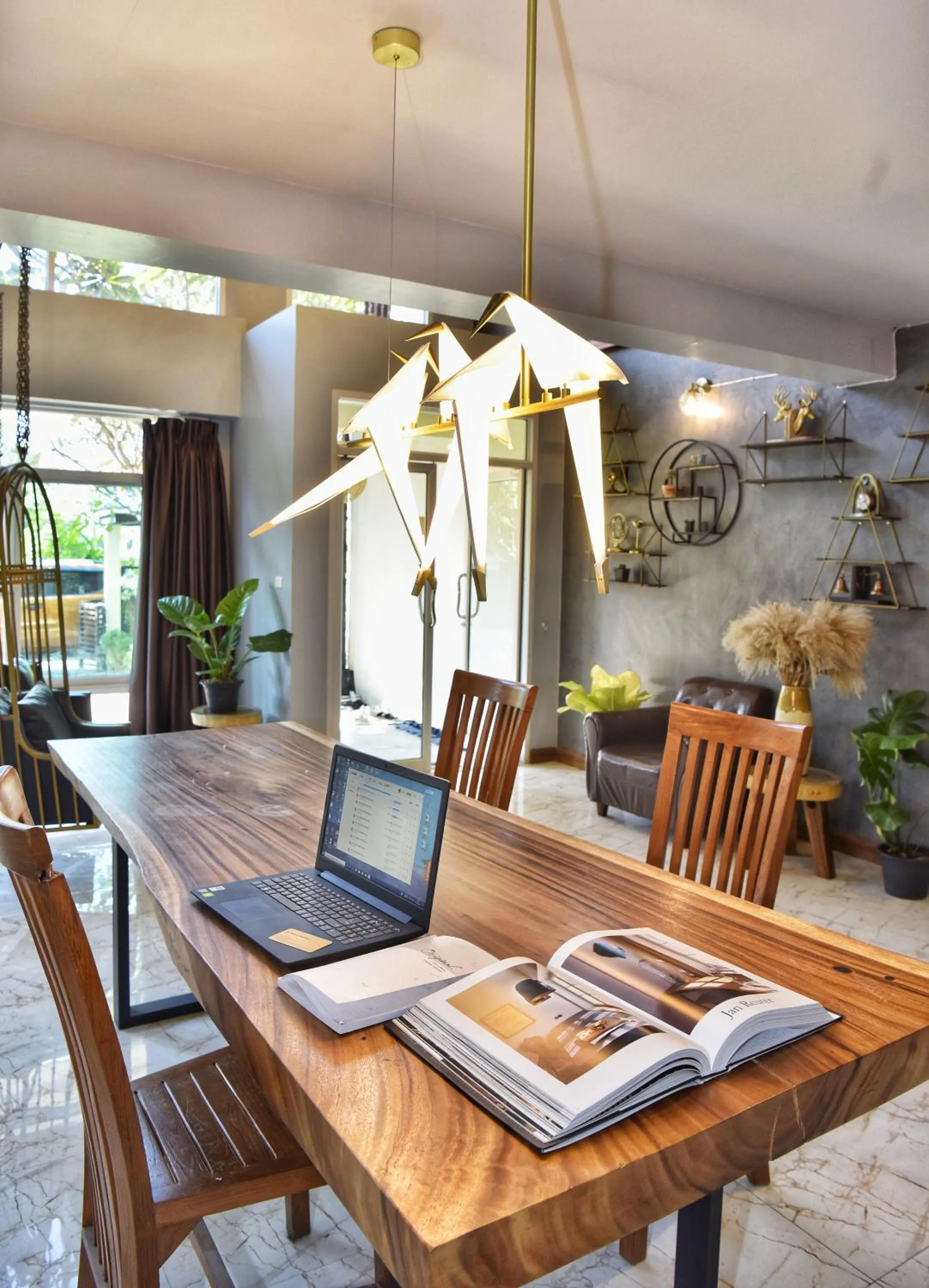 Living room in Arbor's house