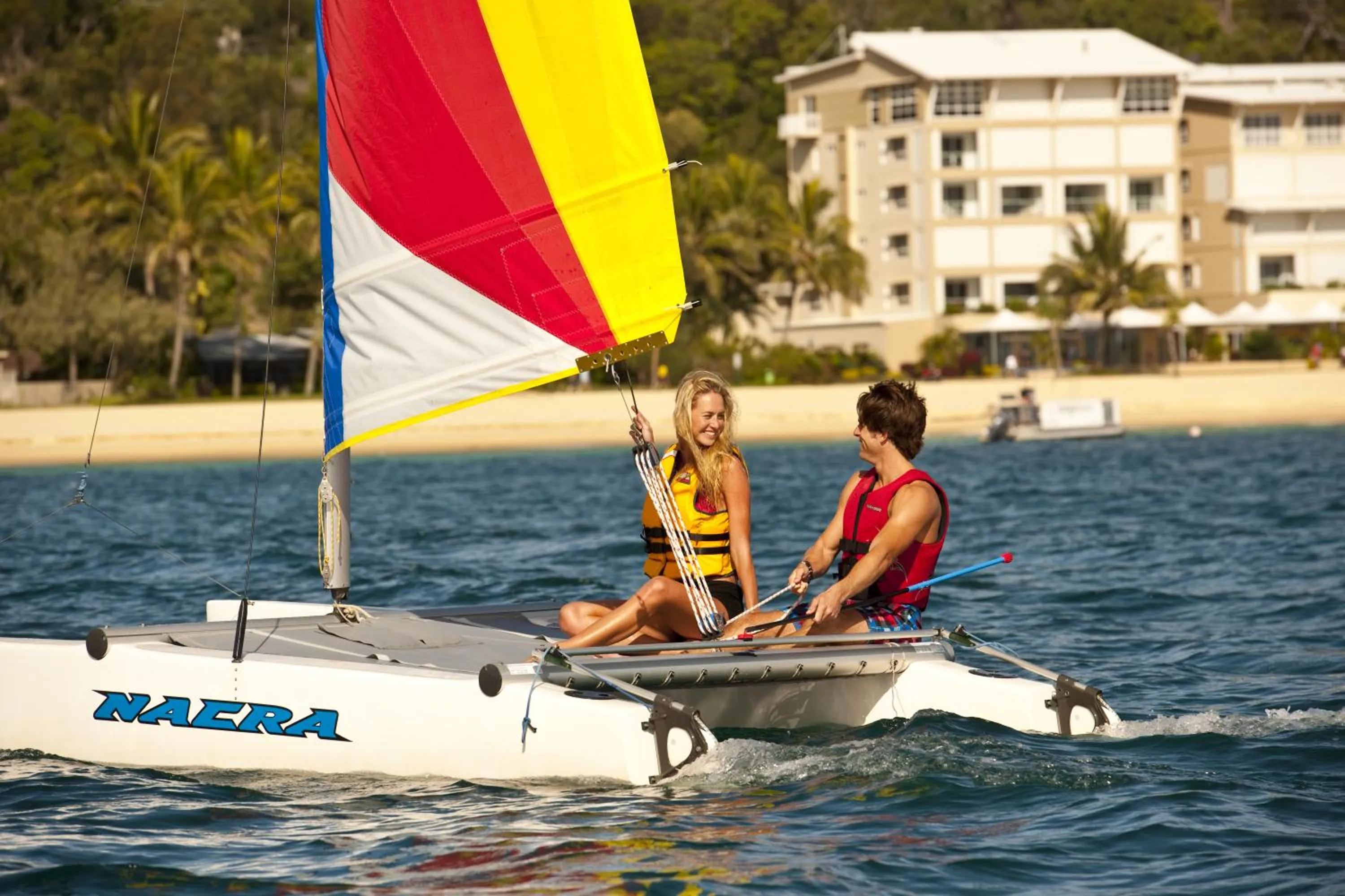 Windsurfing in Tangalooma Island Resort