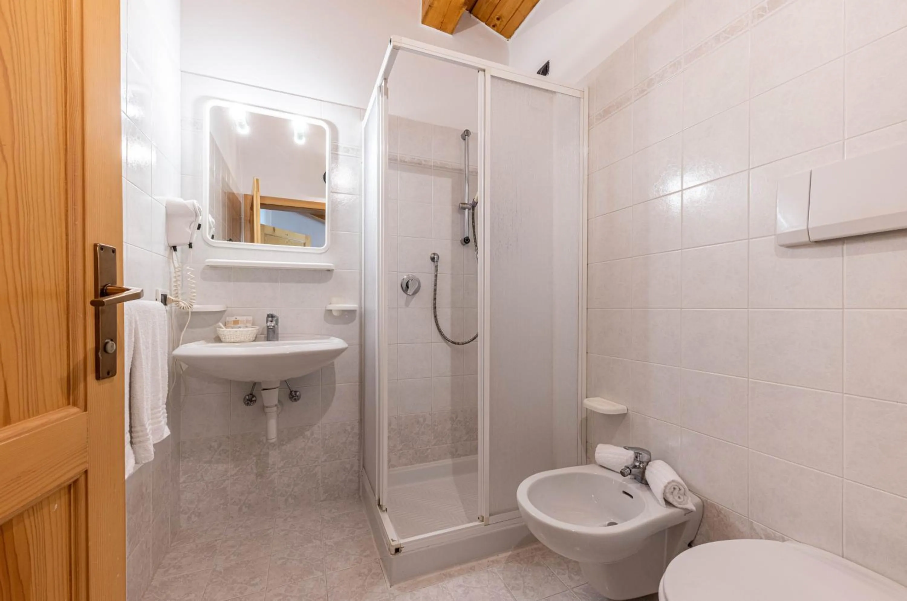 Shower in Hotel Laste'