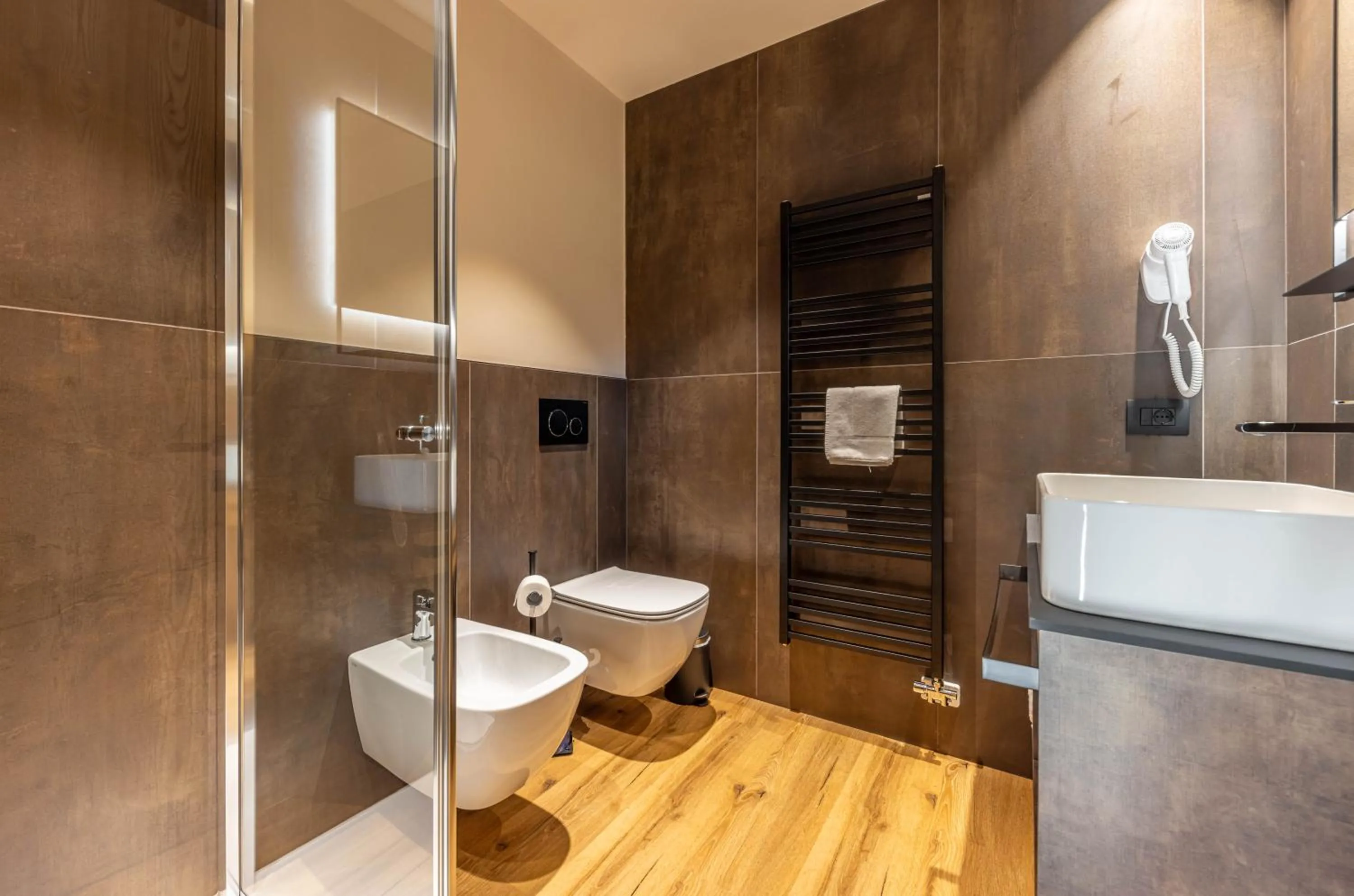 Bathroom in Hotel Laste'