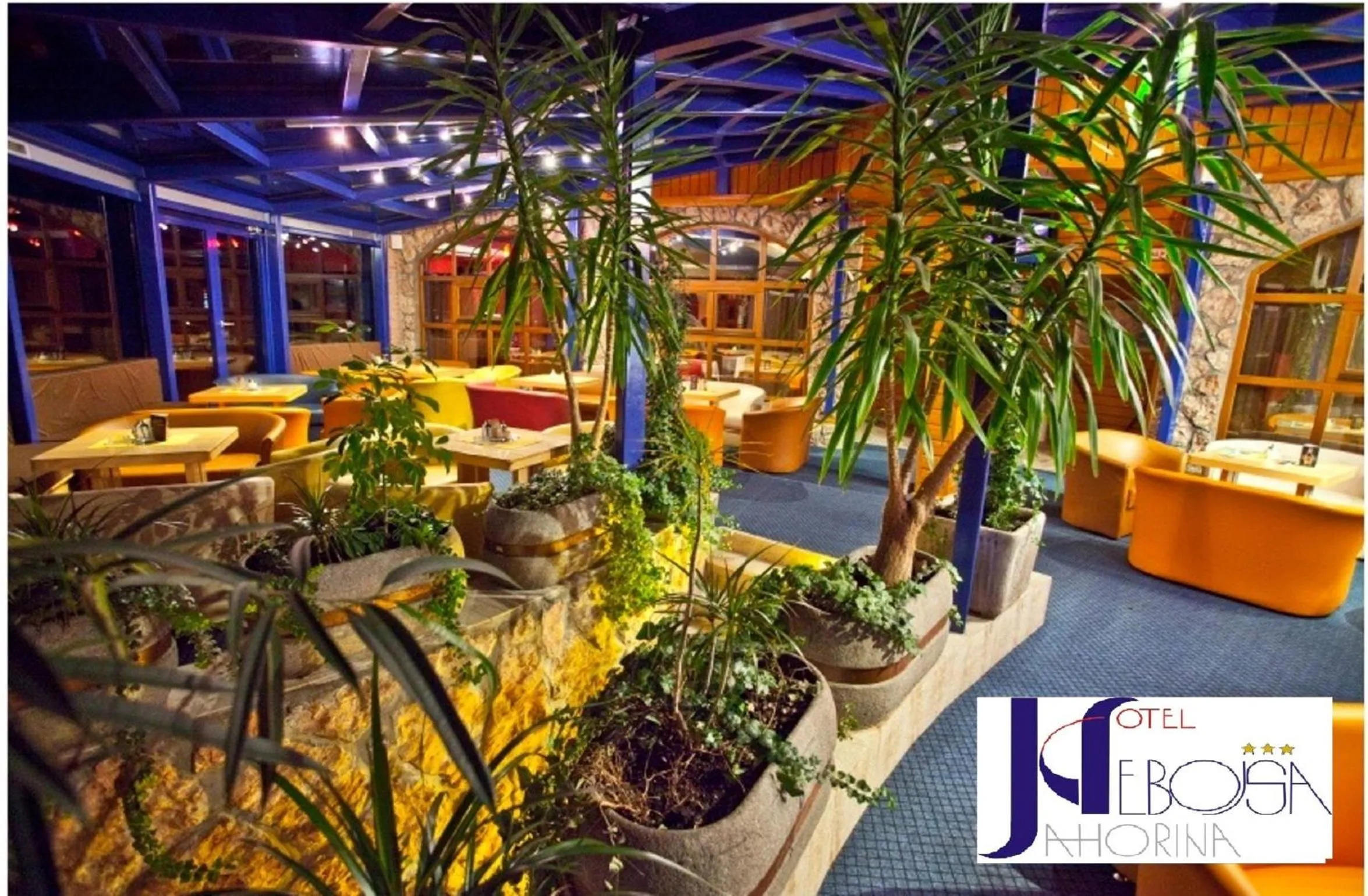 Text overlay in Hotel Nebojša Jahorina