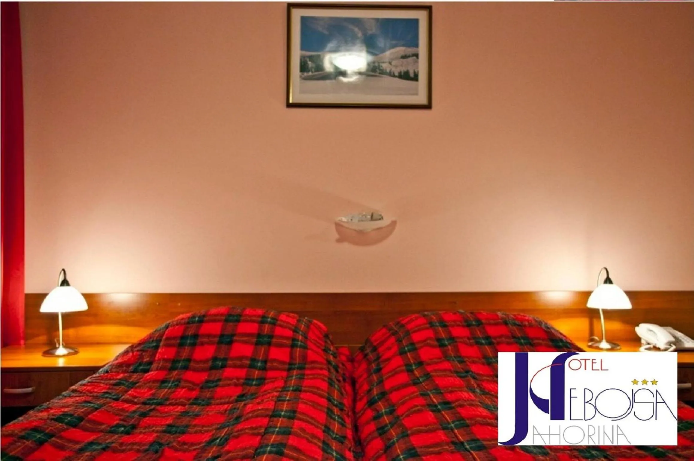 Bed in Hotel Nebojša Jahorina