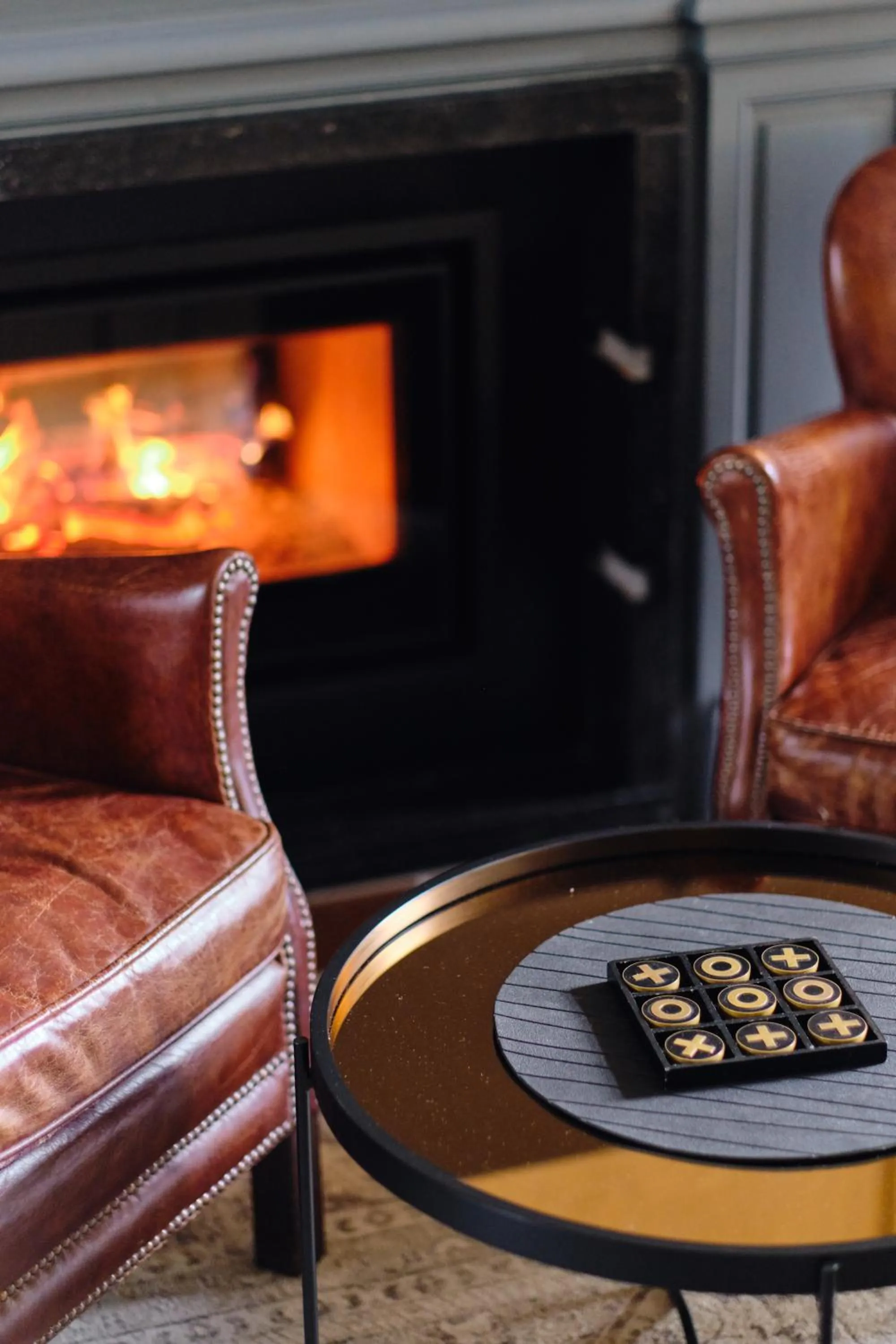 Living room in Au Petit Manoir