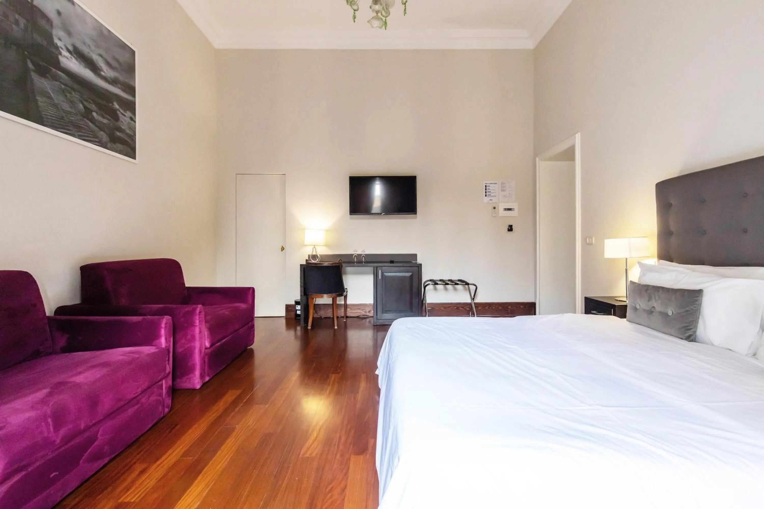 Bed in Gramsci Suites