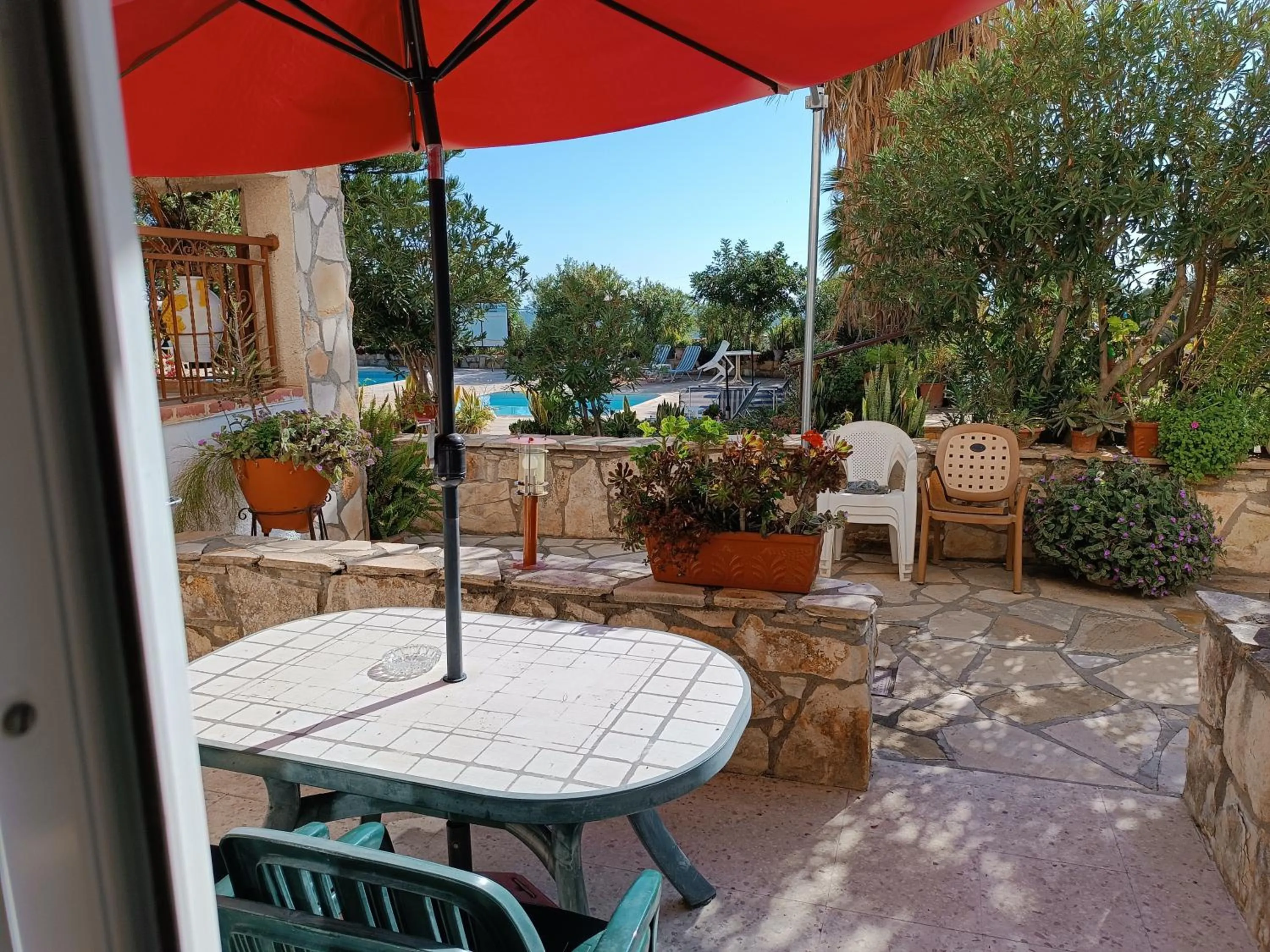 Balcony/Terrace in Rantzo Holiday Apartments
