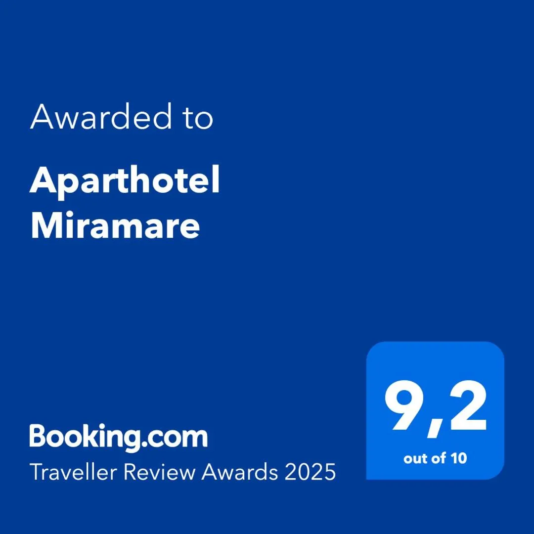 Certificate/Award in Aparthotel Miramare