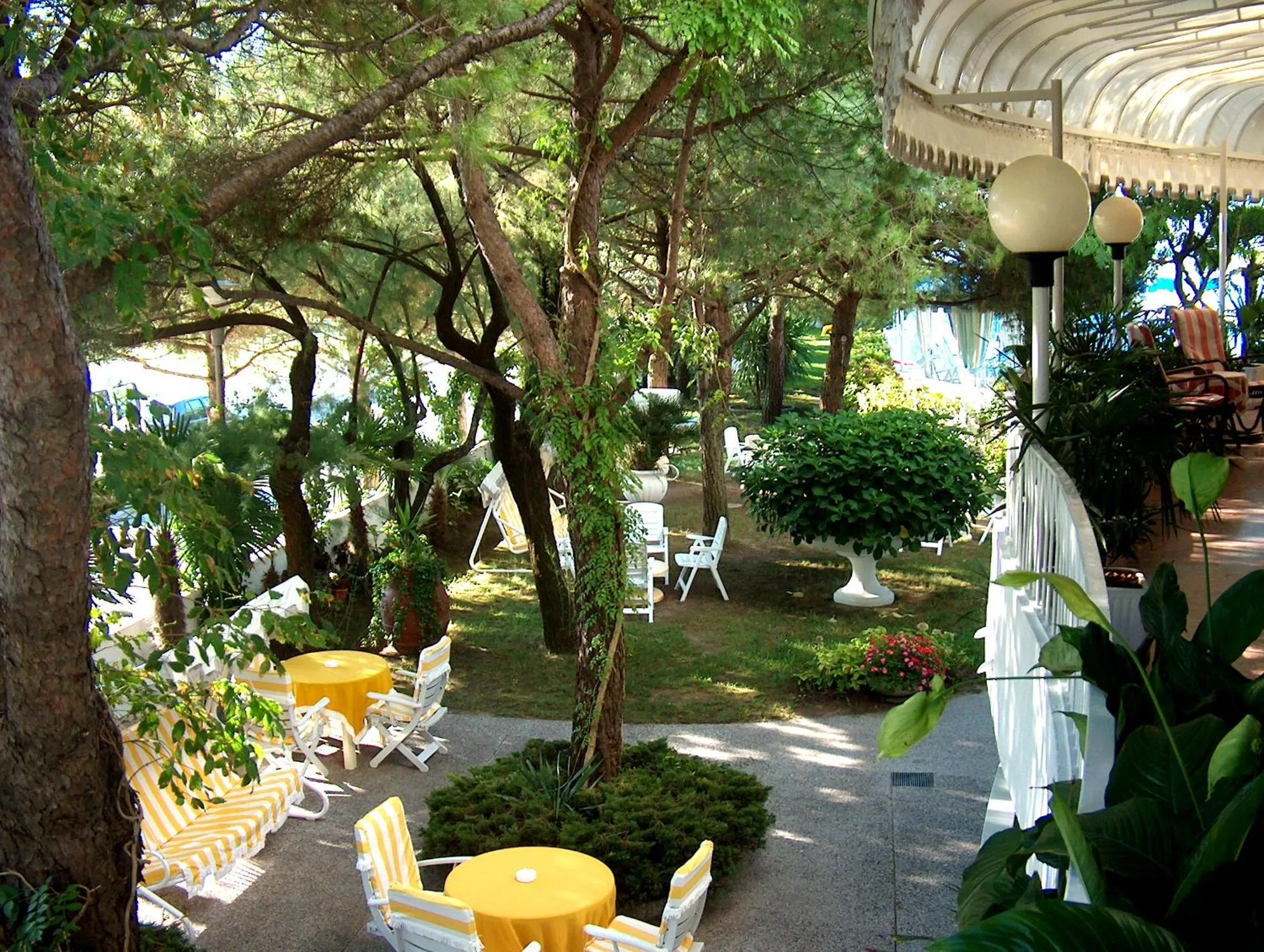 Garden in Hotel Corallo