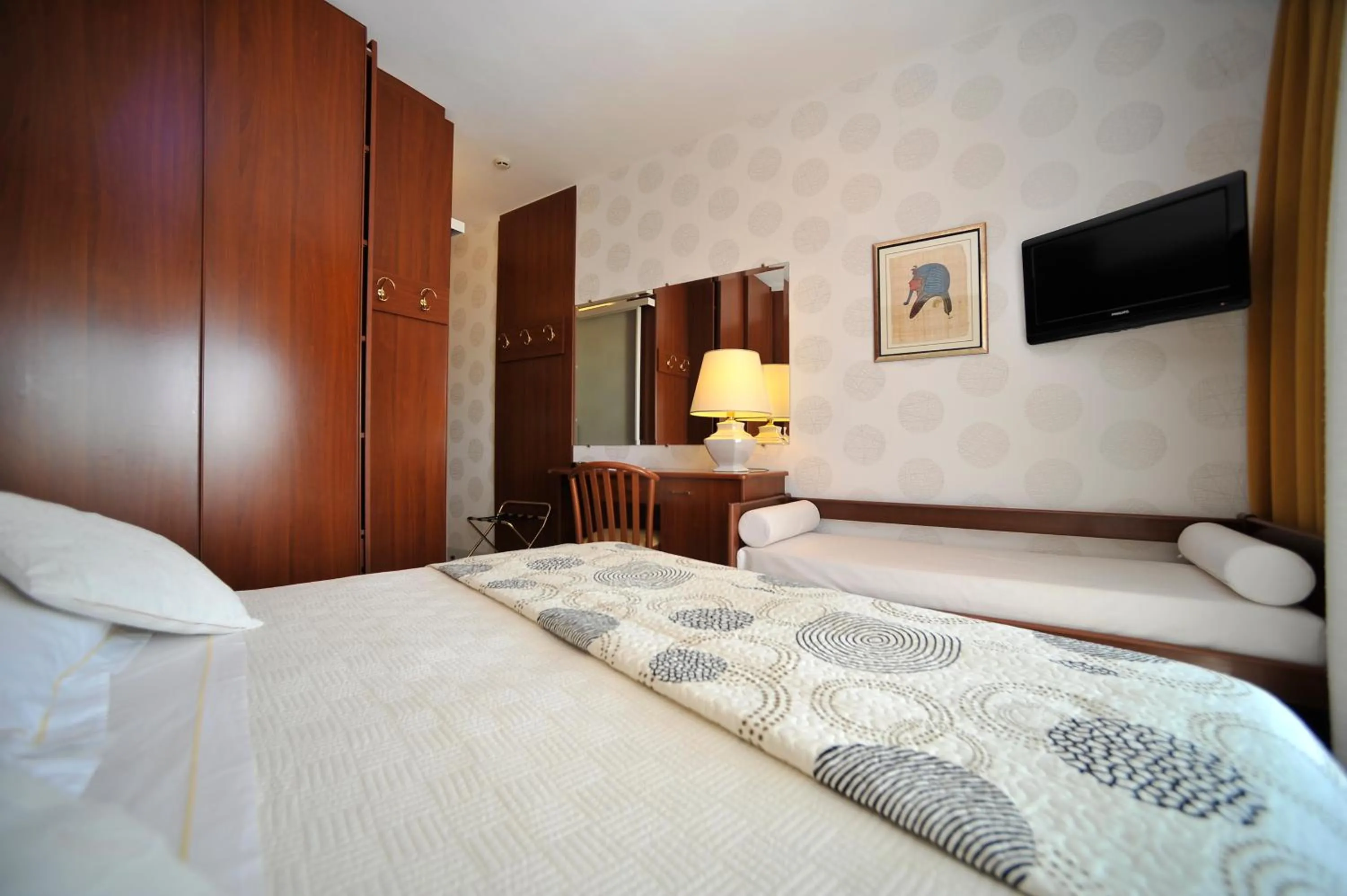 Bed in Hotel Corallo