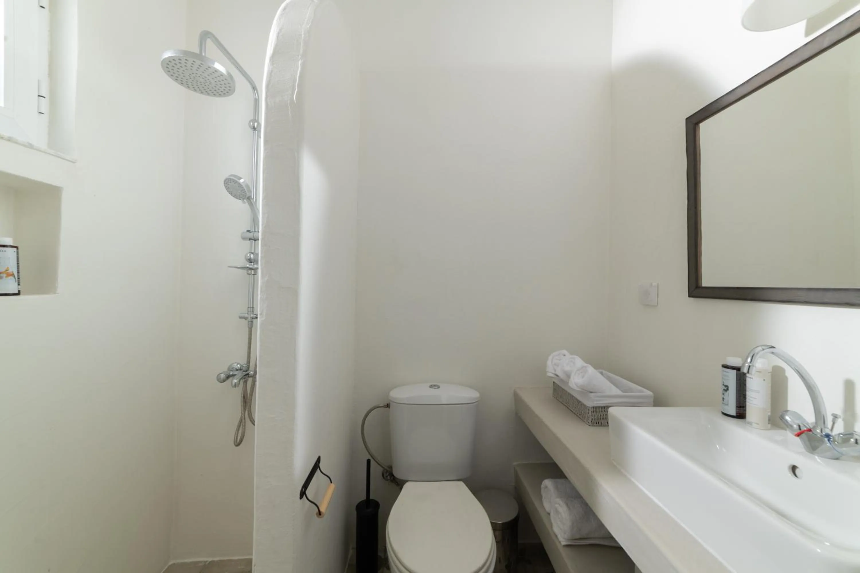 Shower in Stegna Akti Luxury Suites