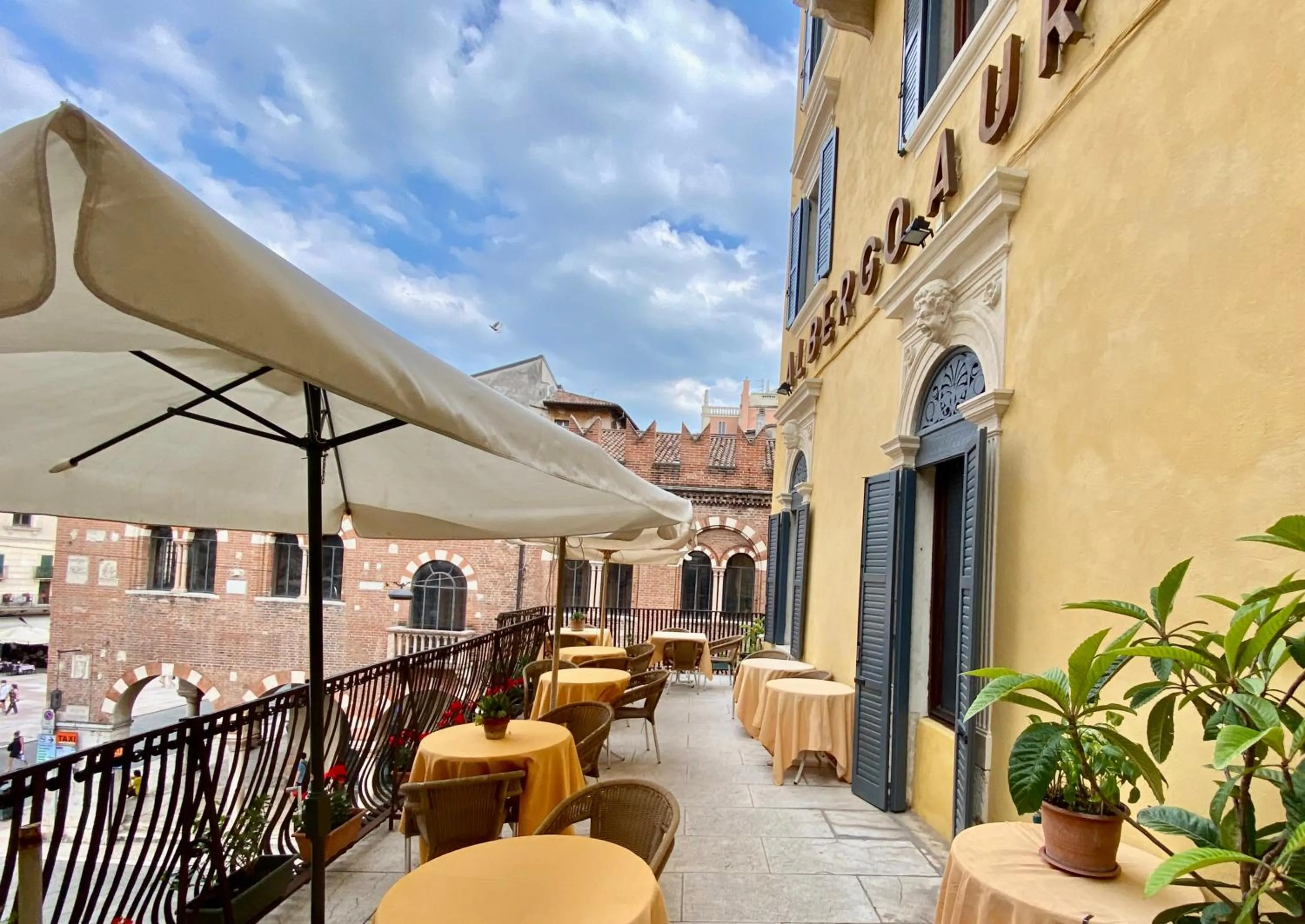 Balcony/Terrace in Hotel Aurora