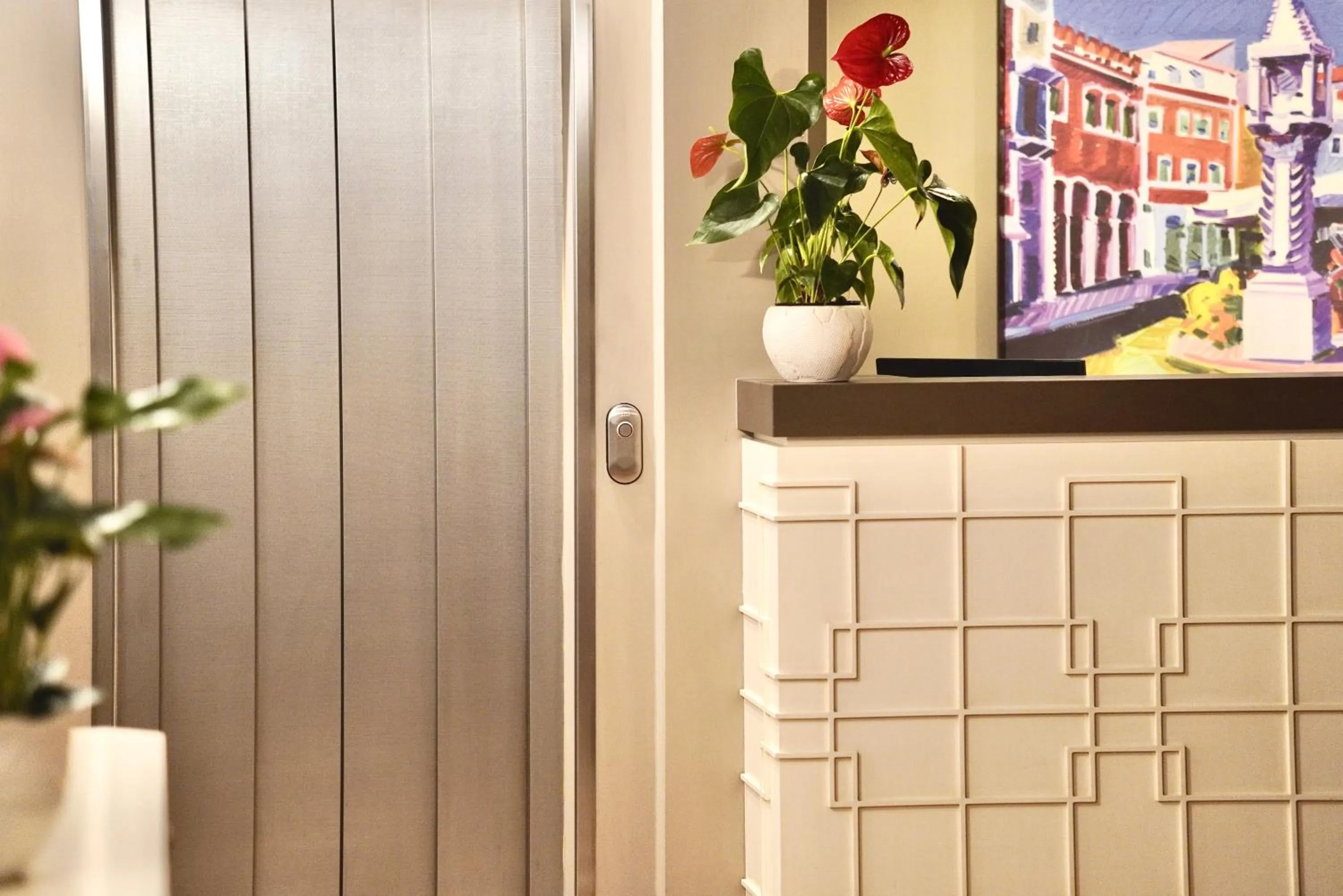 Lobby or reception in Hotel Aurora