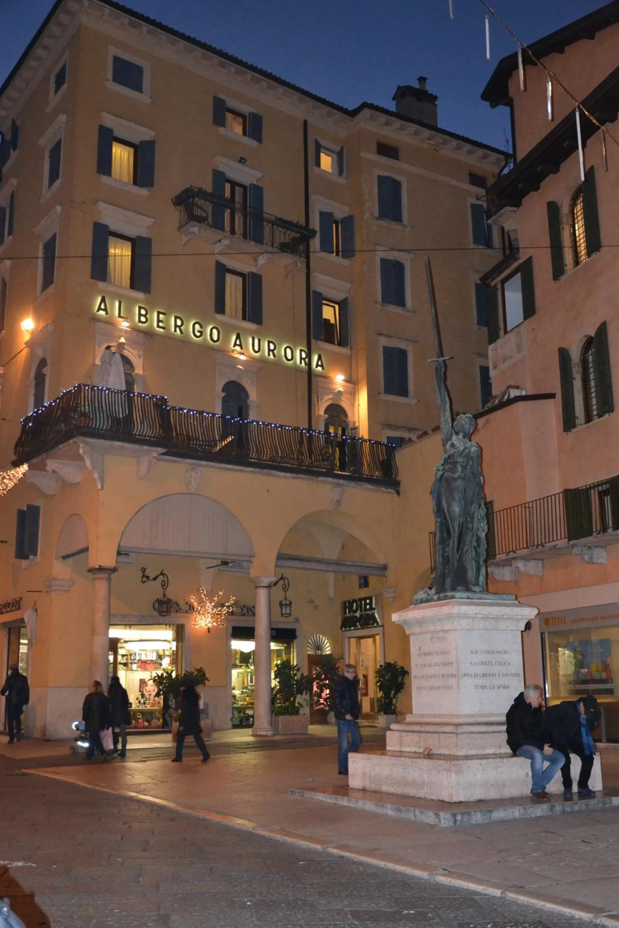 Facade/entrance in Hotel Aurora