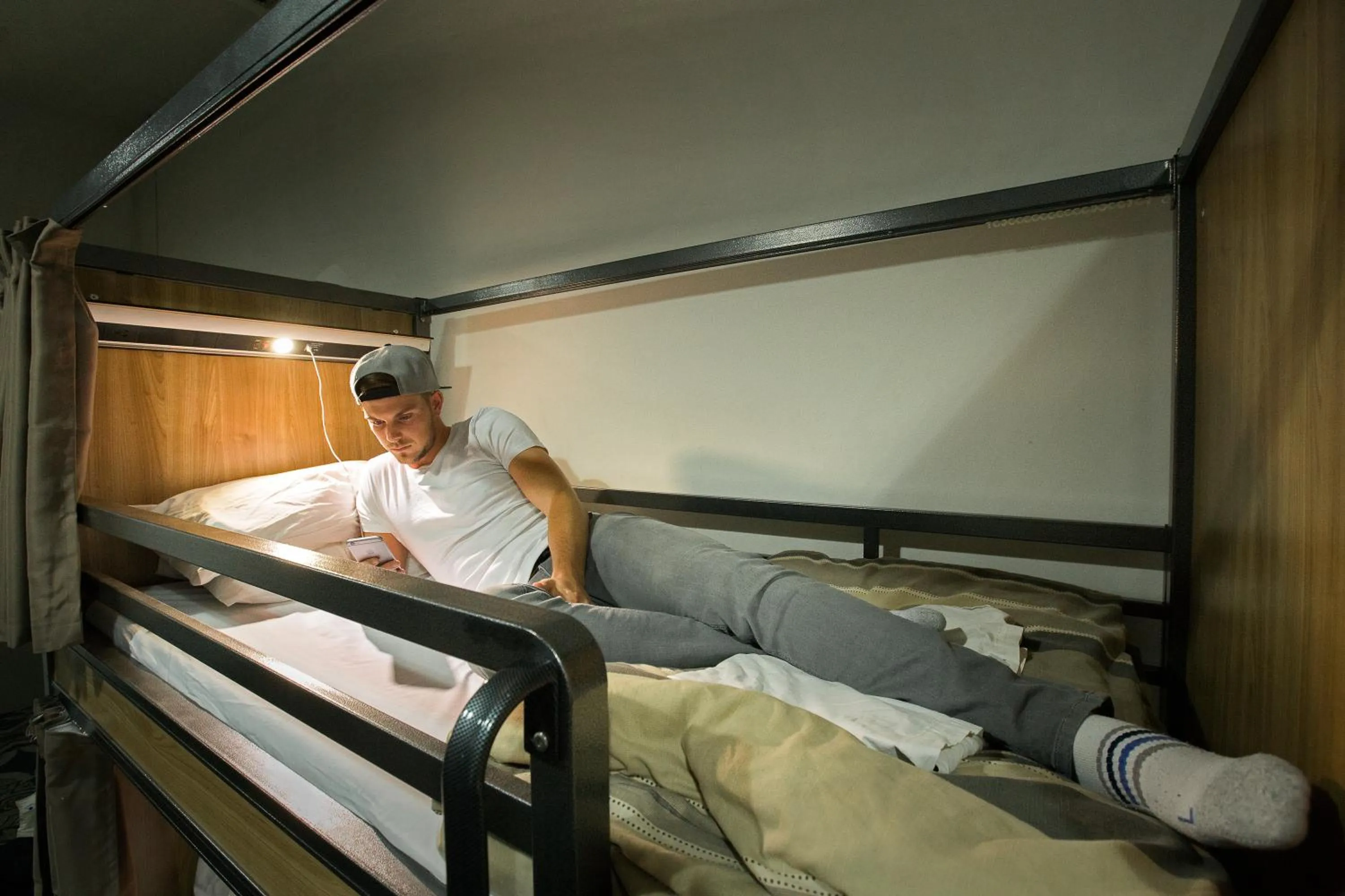 bunk bed, Bed in Base Sydney Hostel