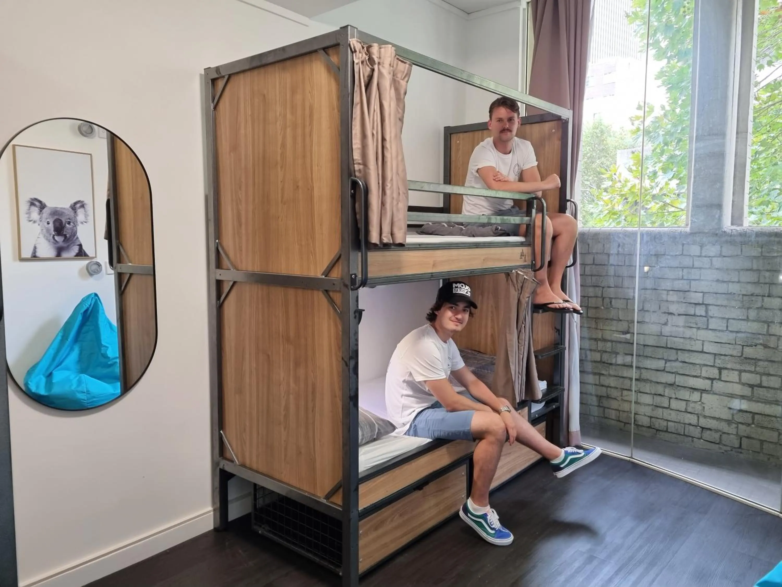 People, Children in Base Sydney Hostel