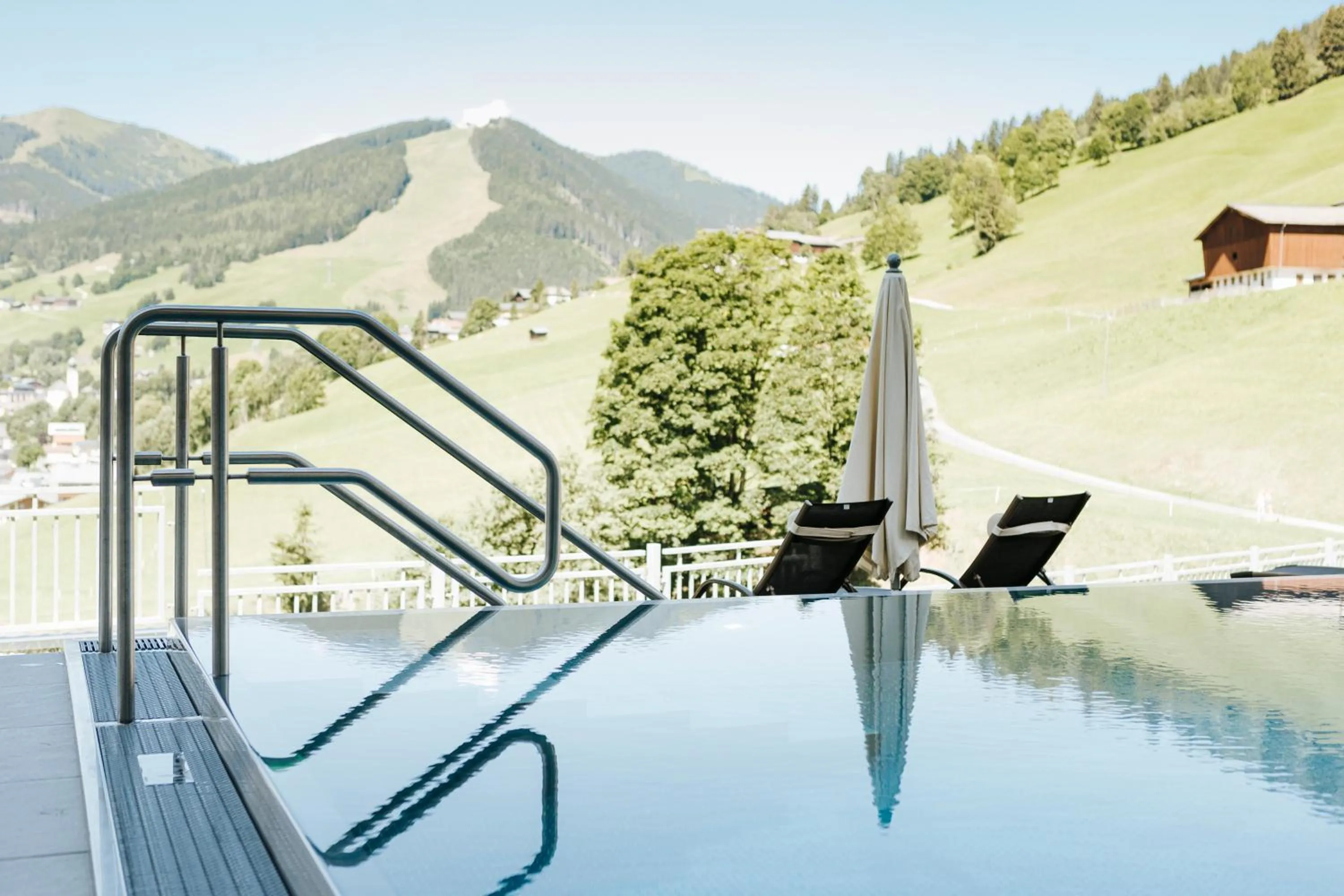 Swimming pool in Hotel Thurnerhof