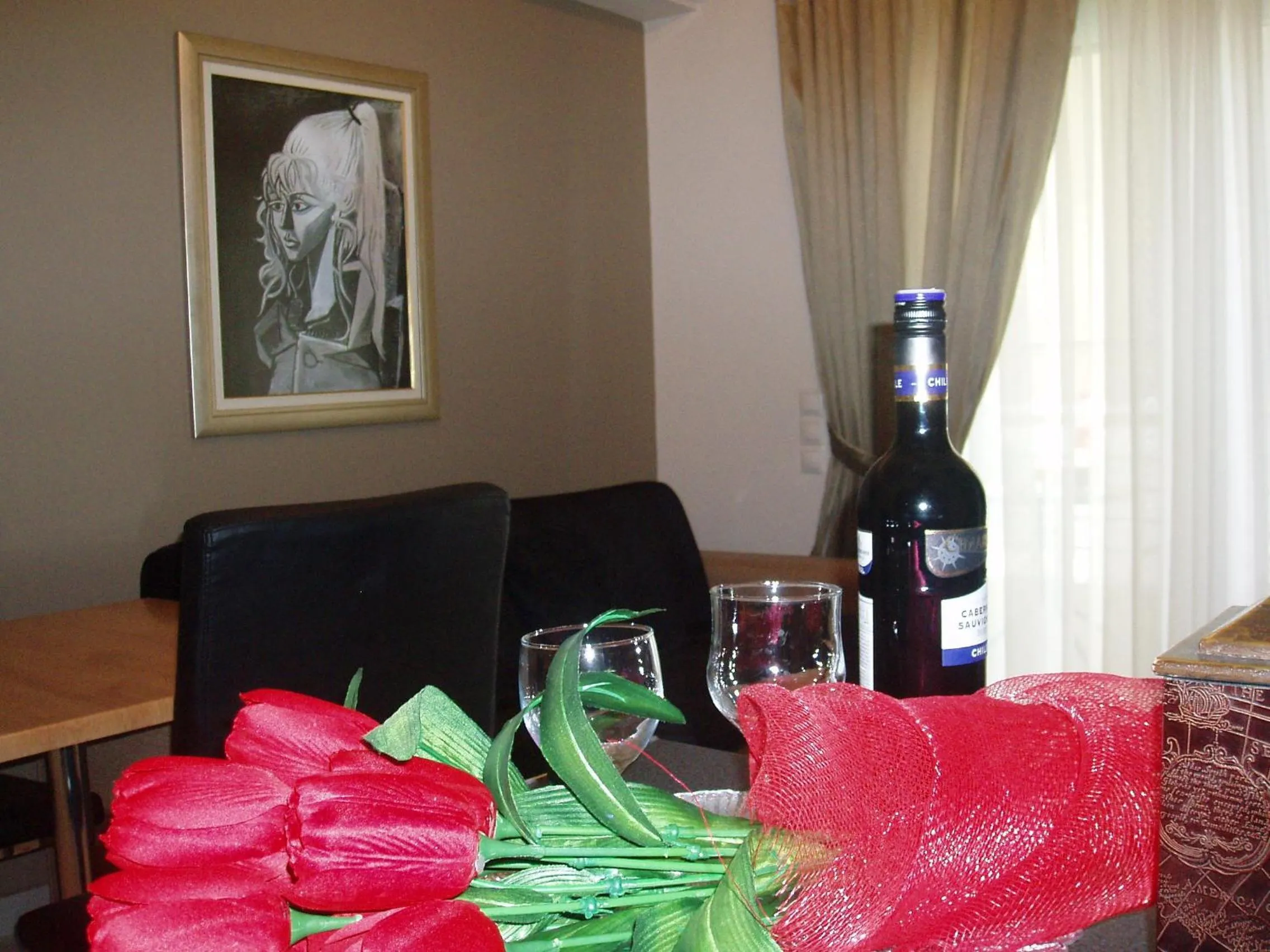 Seating area in Palataki Residence