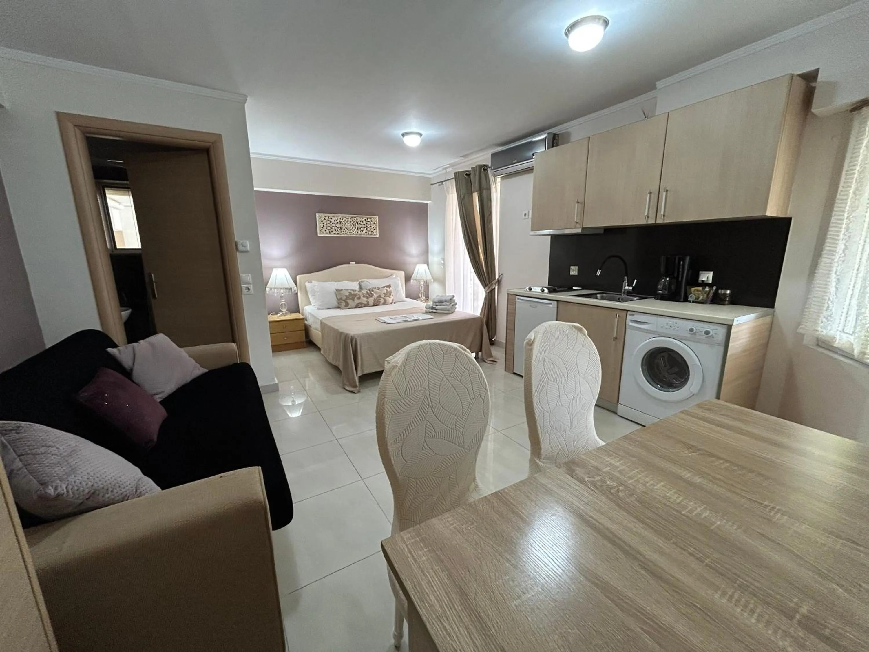 Bed in Palataki Residence