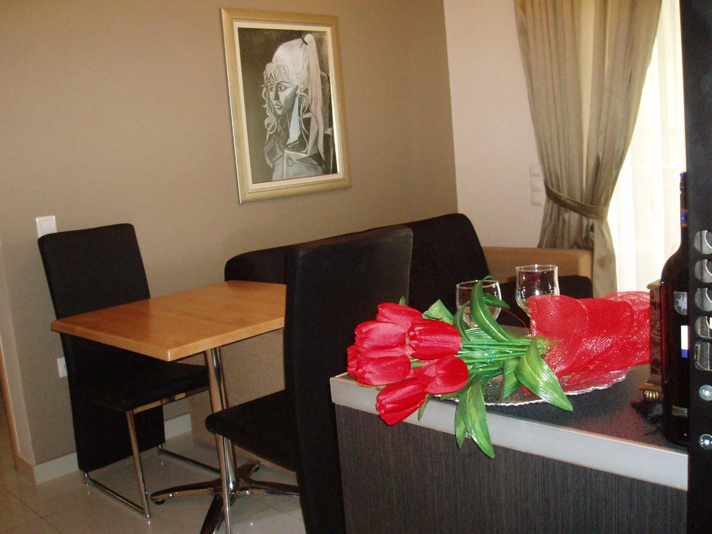 Seating area in Palataki Residence