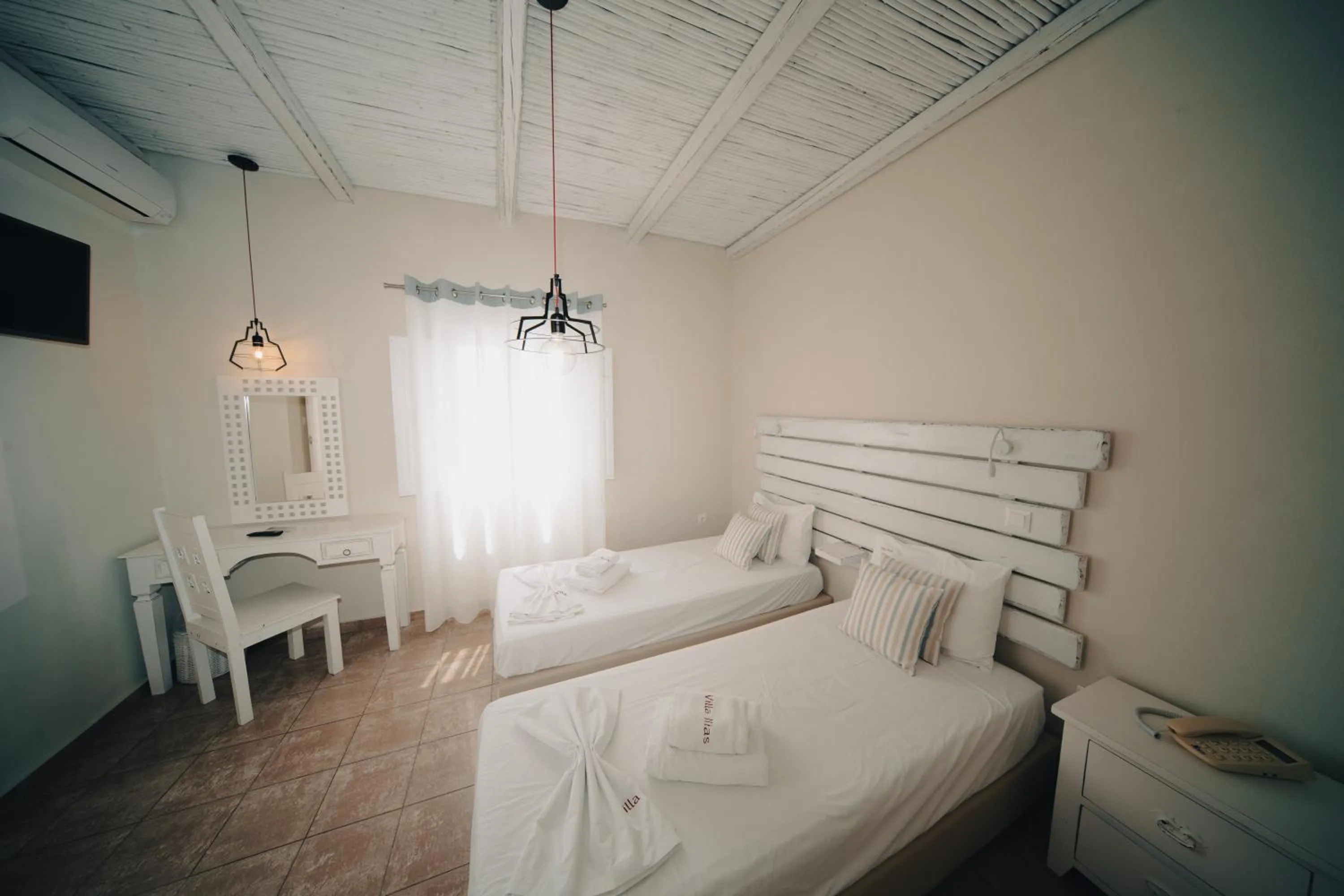 Bed in Villa Ilias