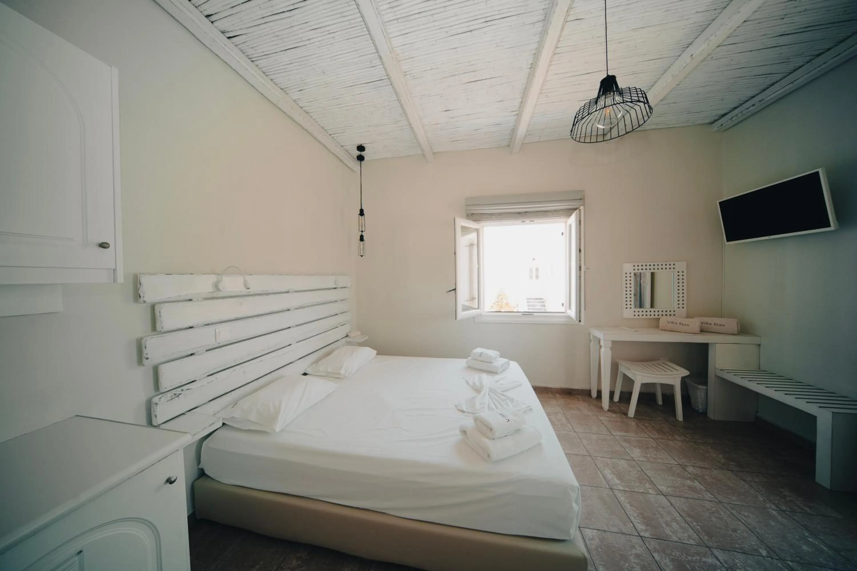 Bed in Villa Ilias