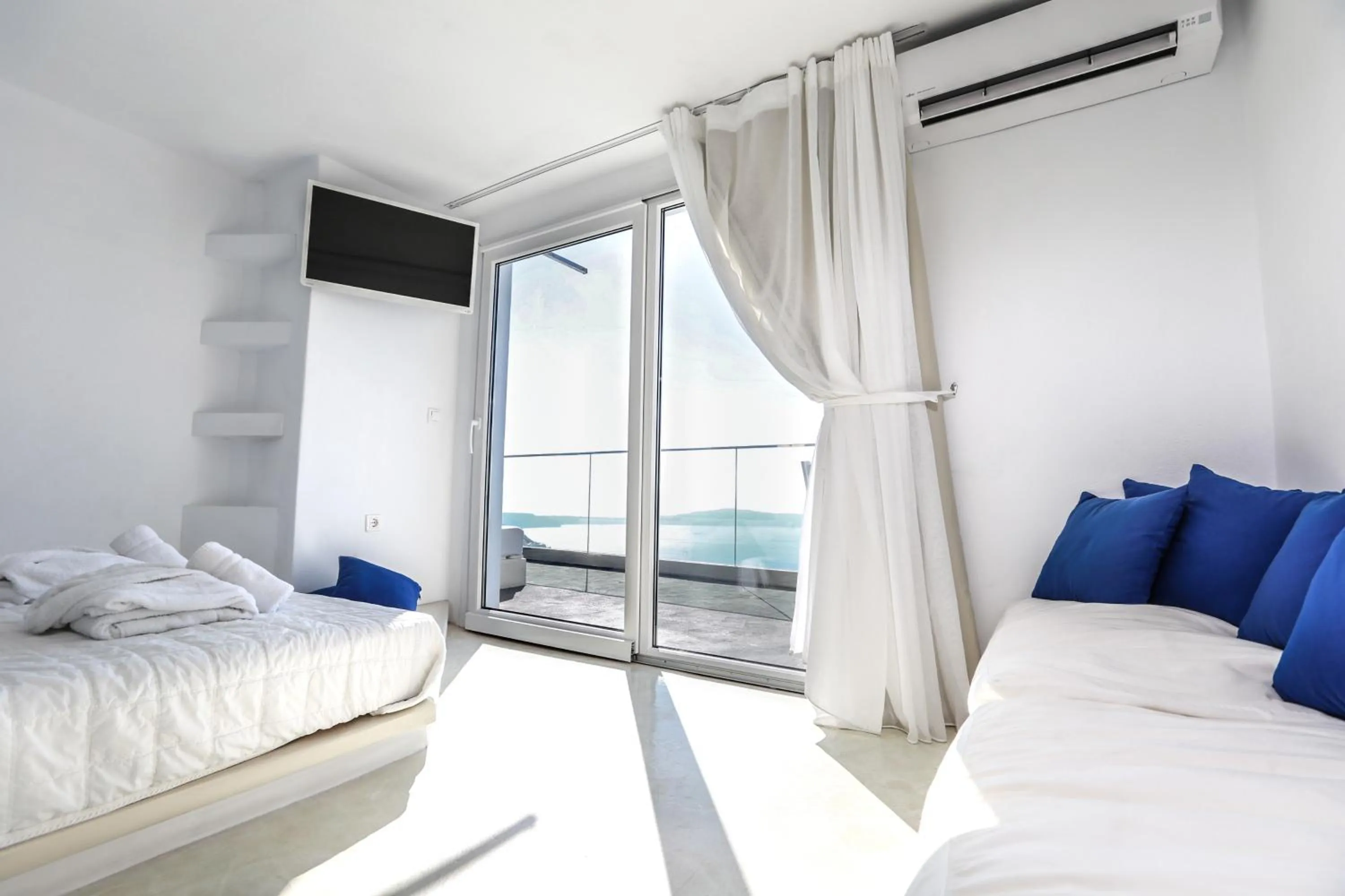 Bed in Villa Ilias