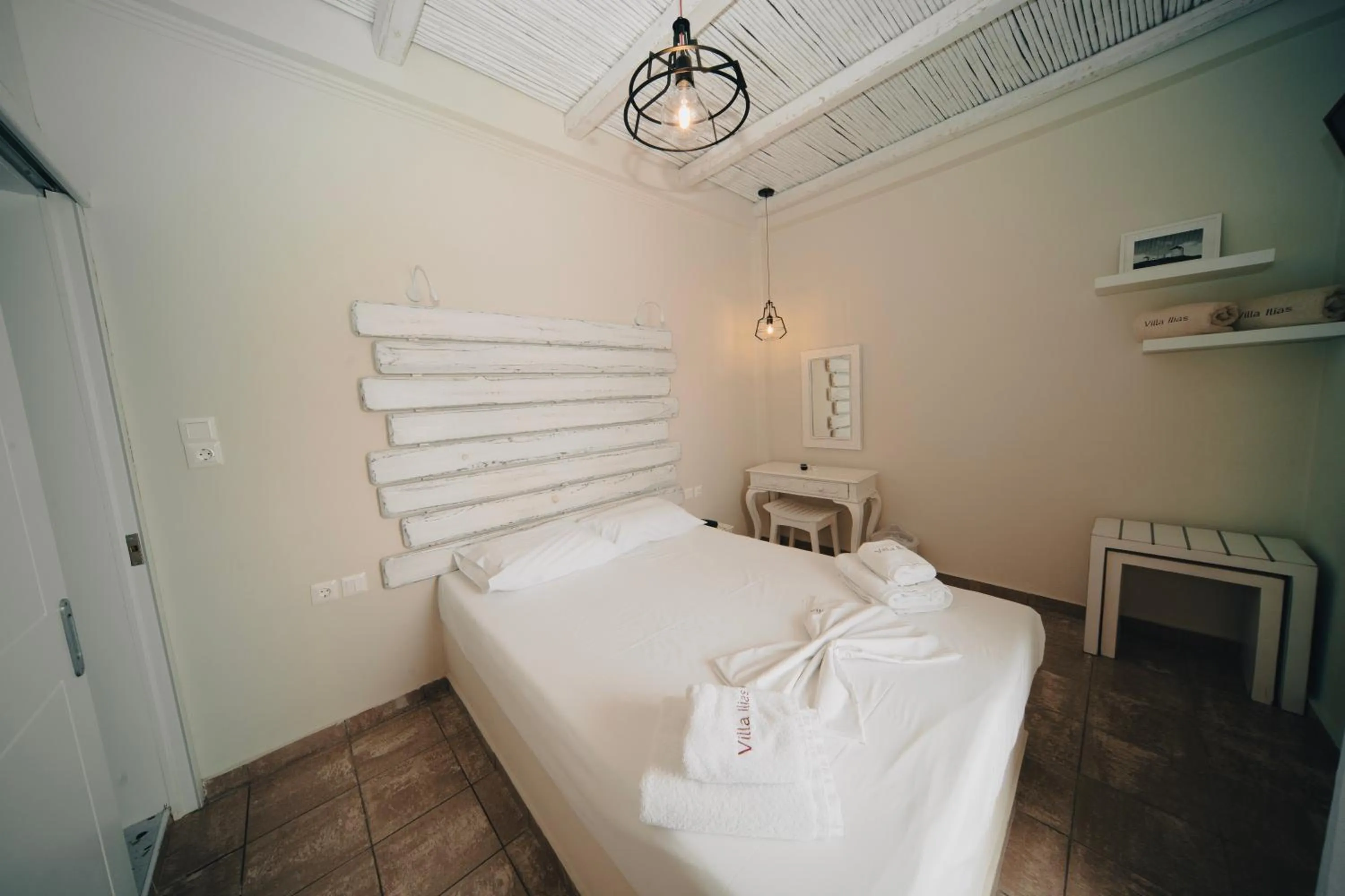 Bed in Villa Ilias