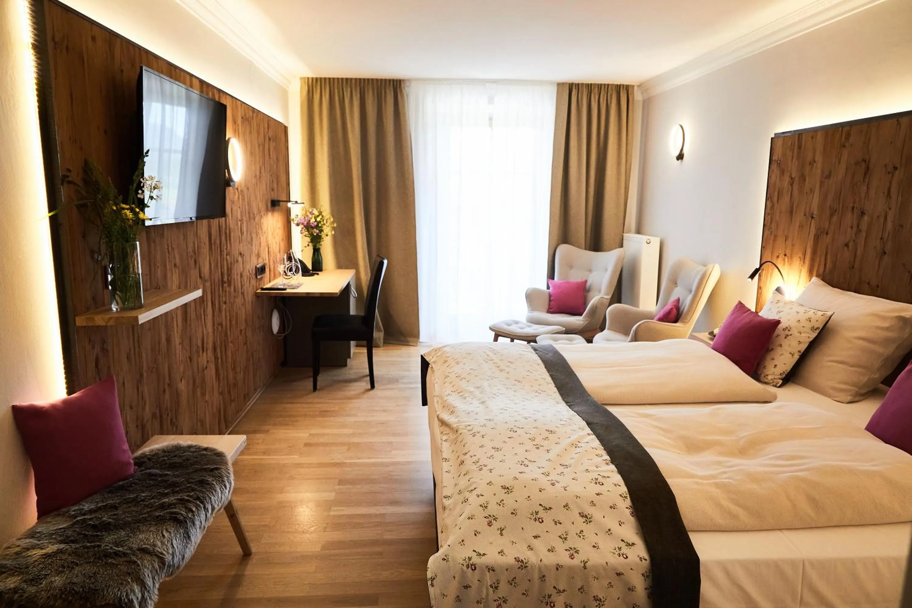 Photo of the whole room, Bed in Wellness Natur Resort Gut Edermann