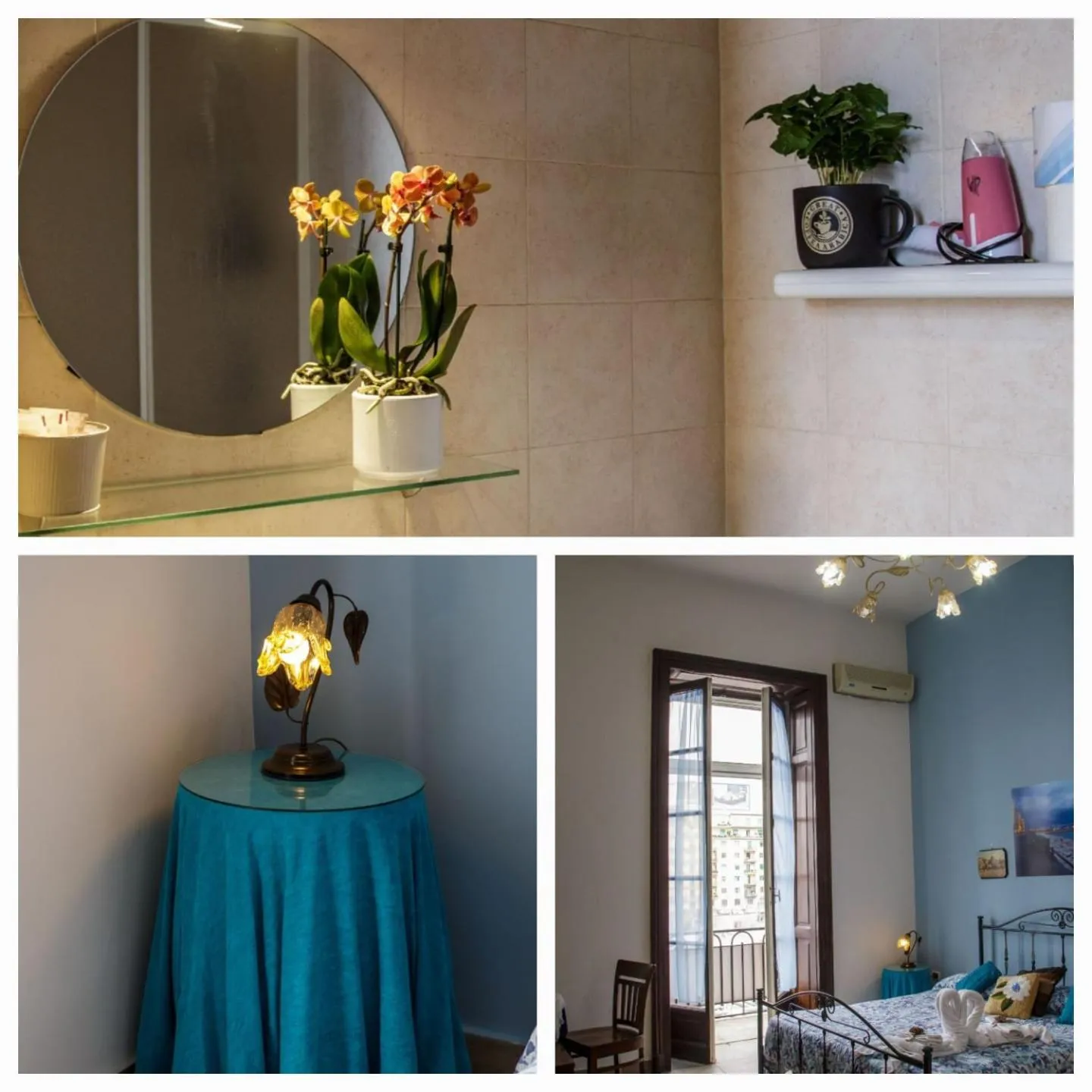 Bed in Parthenope's home