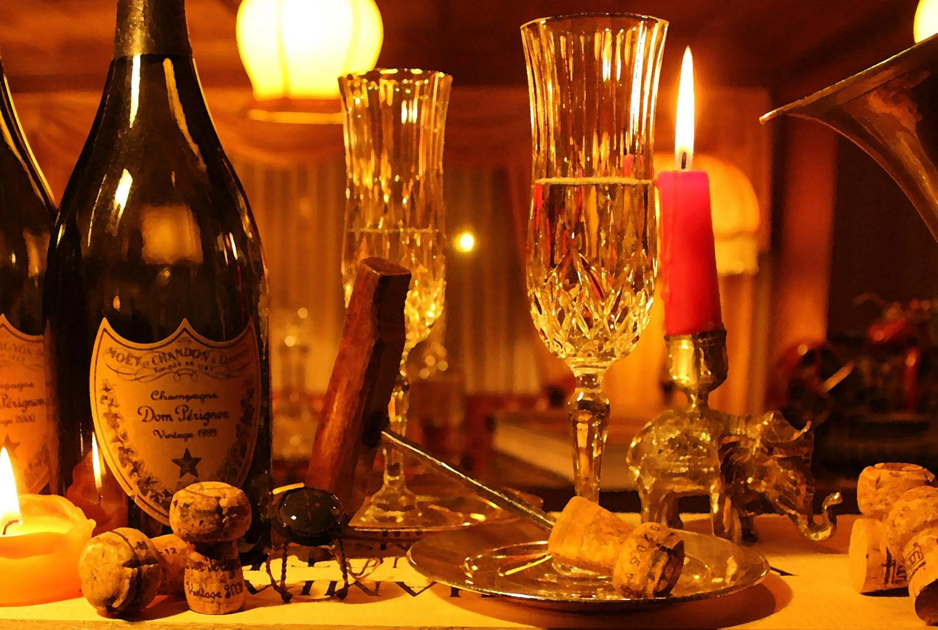 Drinks in Villa Martha Vintage Hotel-B&B