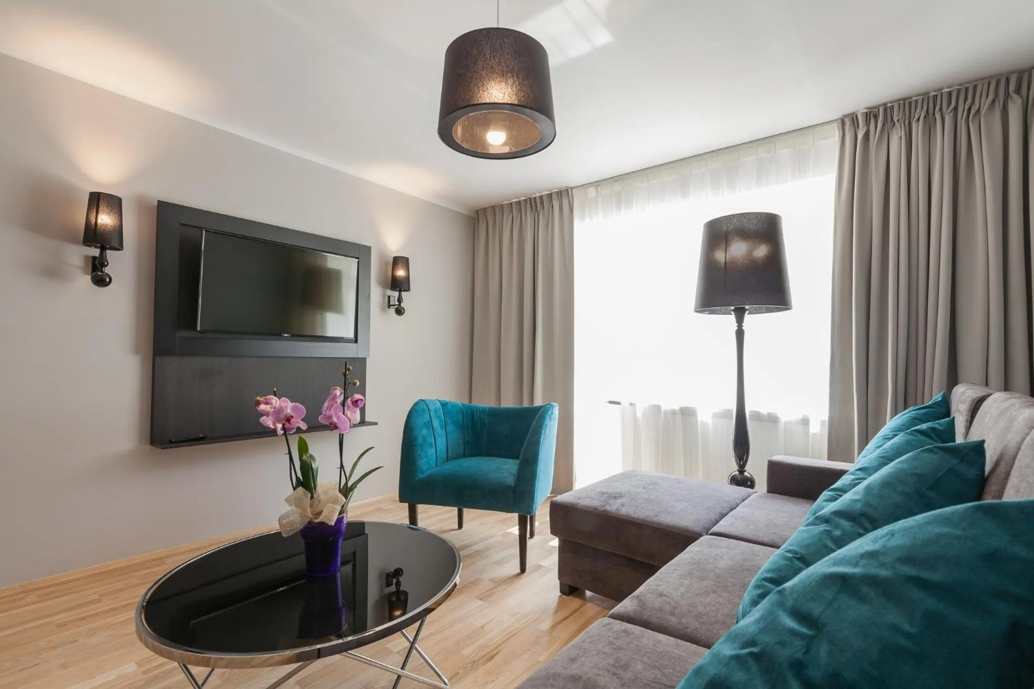 Living room in Apartamenty w Willi Silesia