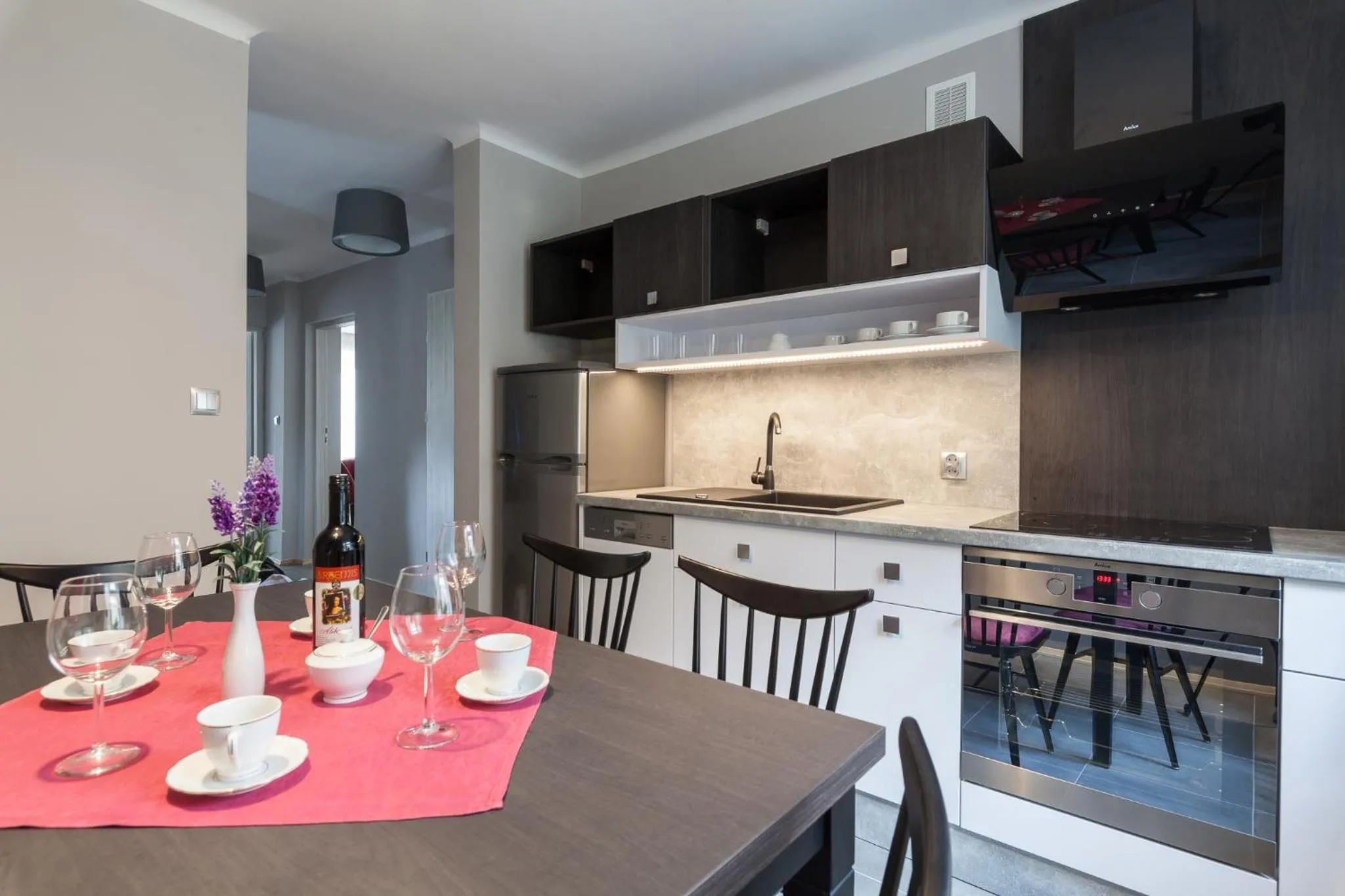 Kitchen or kitchenette in Apartamenty w Willi Silesia